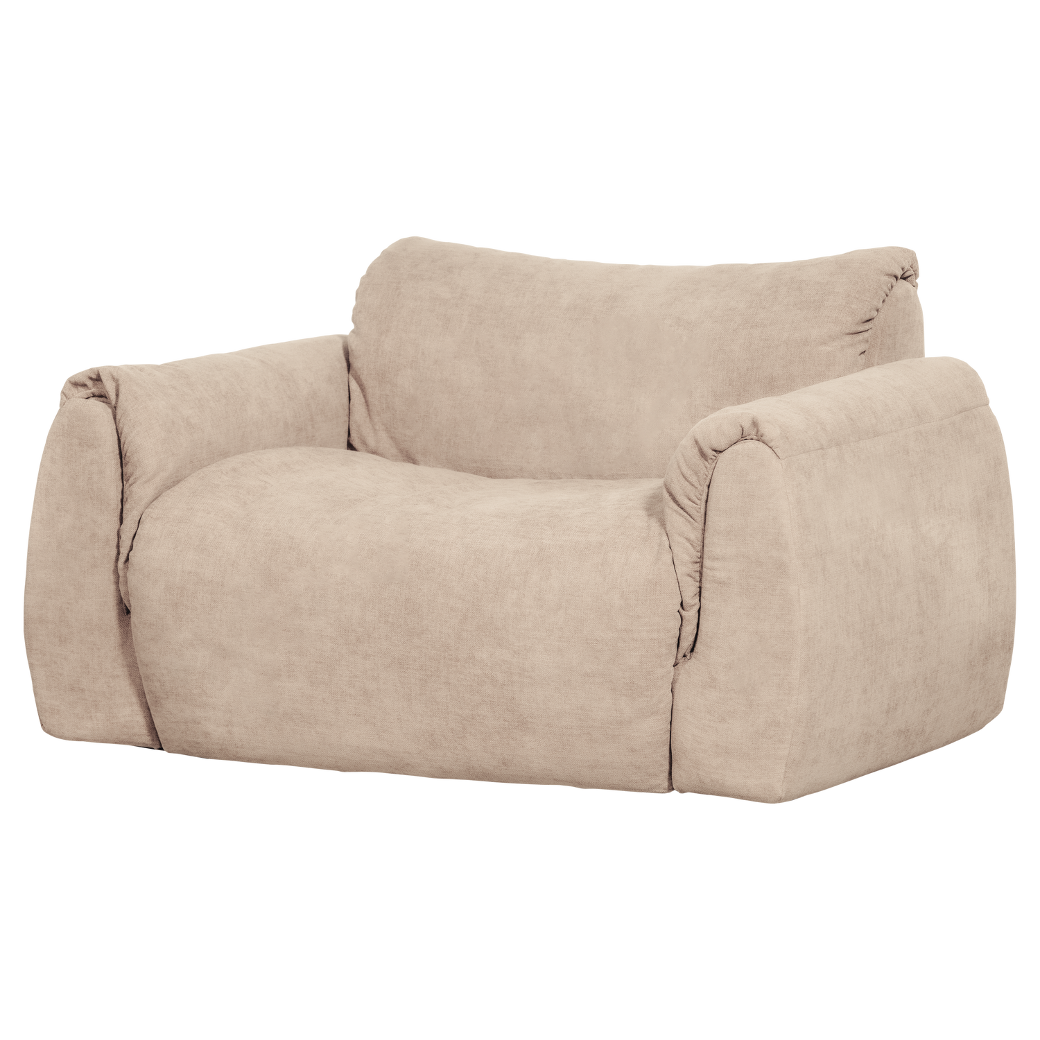 BAGGY LIEGESESSEL GEWEBTE CHENILLE SAND