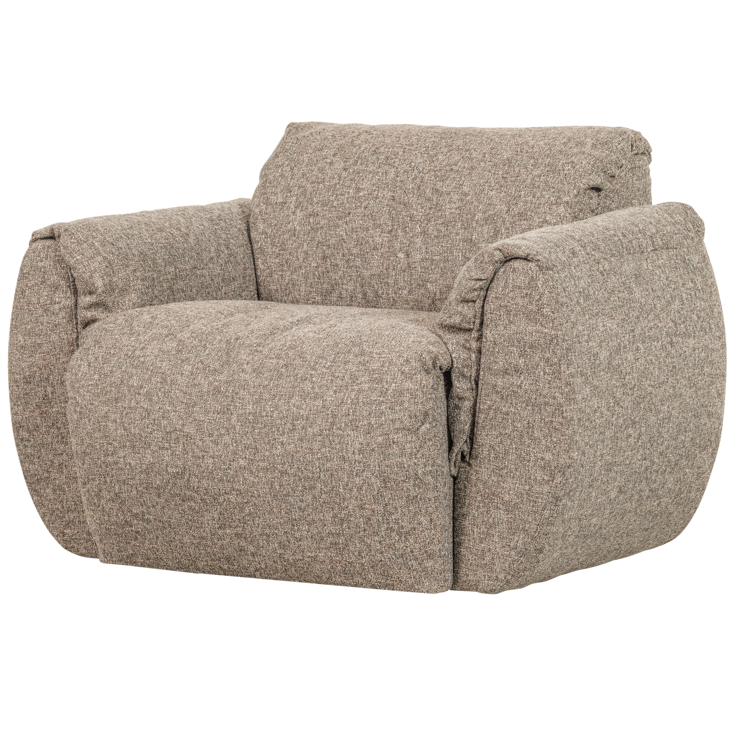 BAGGY DREHSESSEL WEBSTOFF BRAUN MELANGE