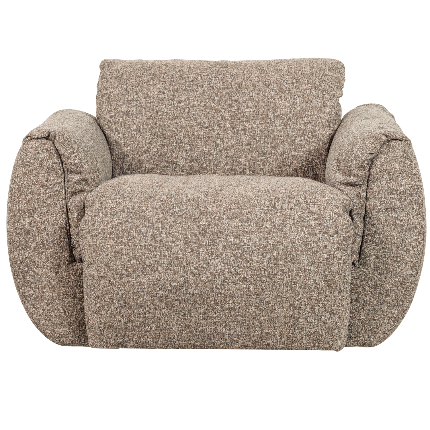 BAGGY DREHSESSEL WEBSTOFF BRAUN MELANGE