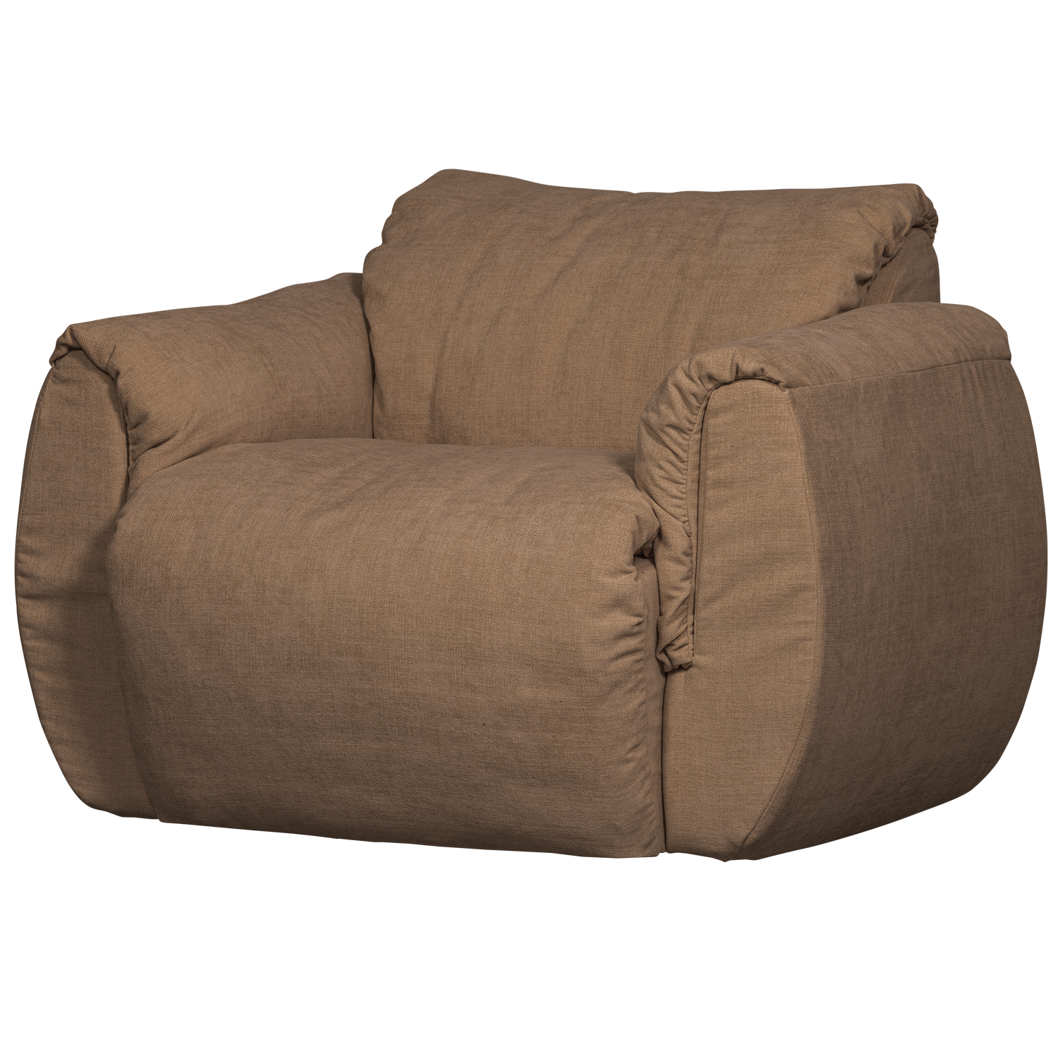 BAGGY DREHSESSEL GEWEBTE CHENILLE BRAUN