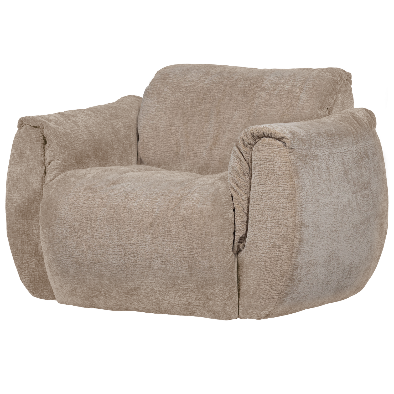 BAGGY DREHSESSEL 3D CHENILLE SAND