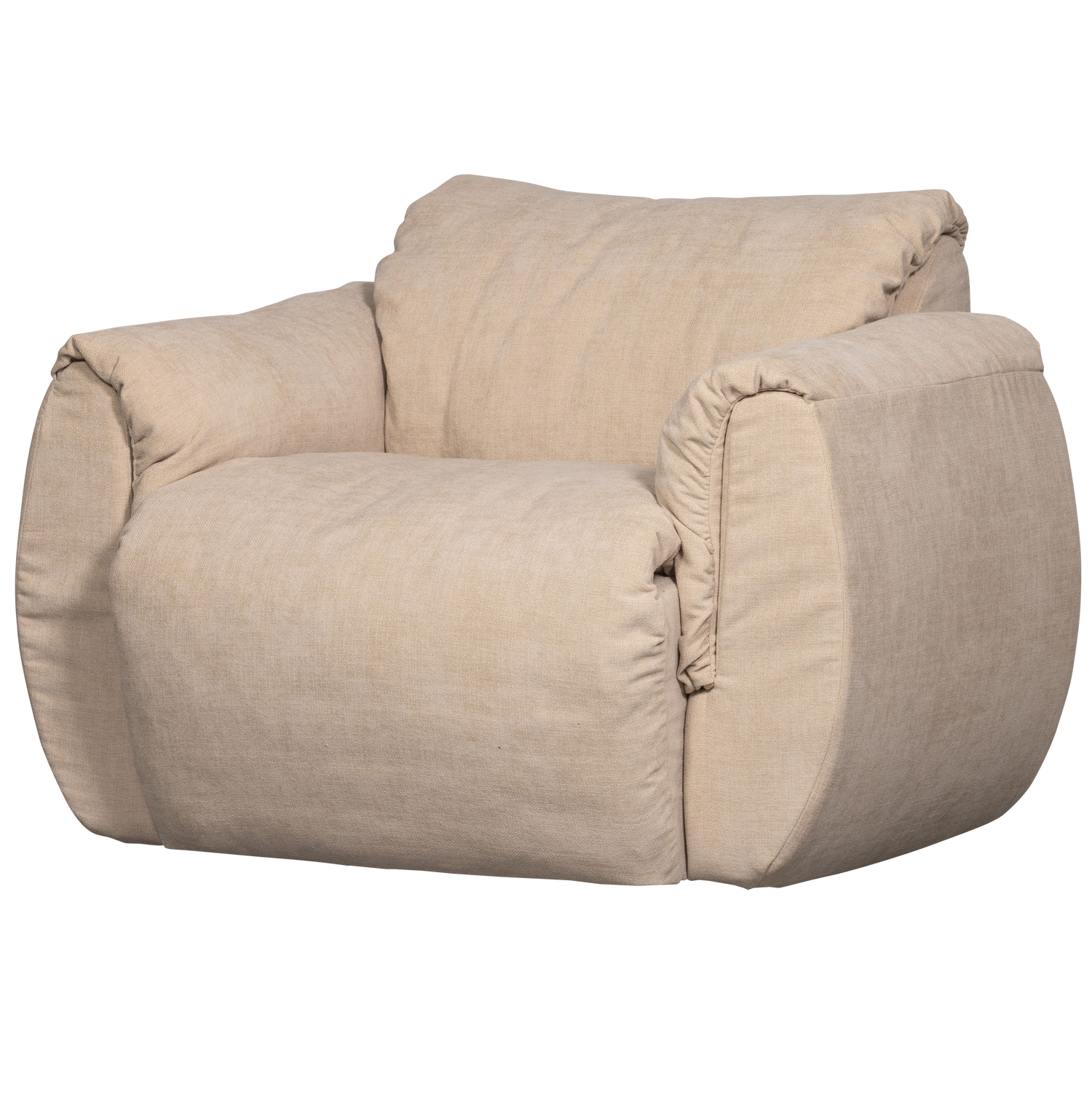 BAGGY DREHSESSEL GEWEBTE CHENILLE SAND