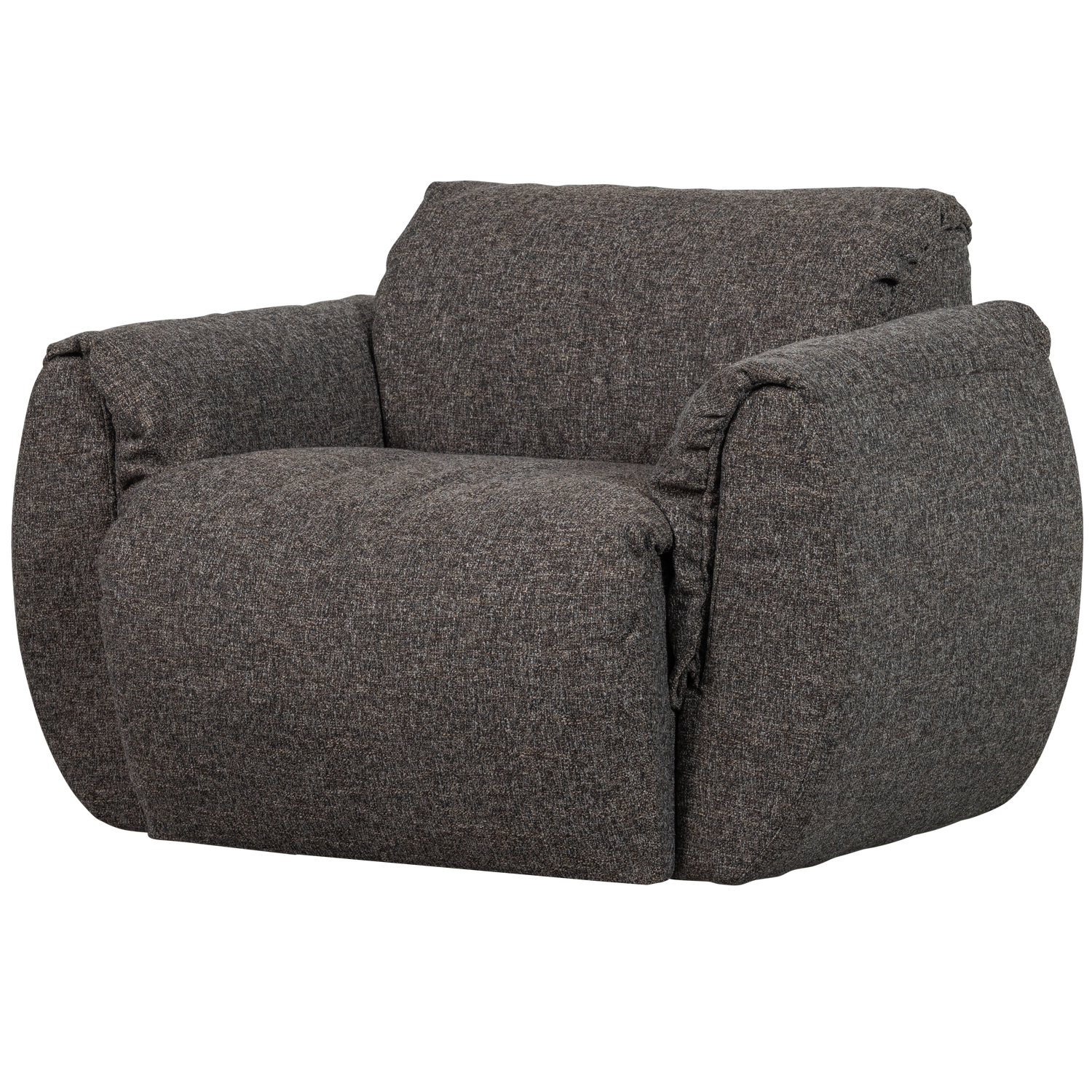 BAGGY DREHSESSEL WEBSTOFF WARMES GRAU MELANGE