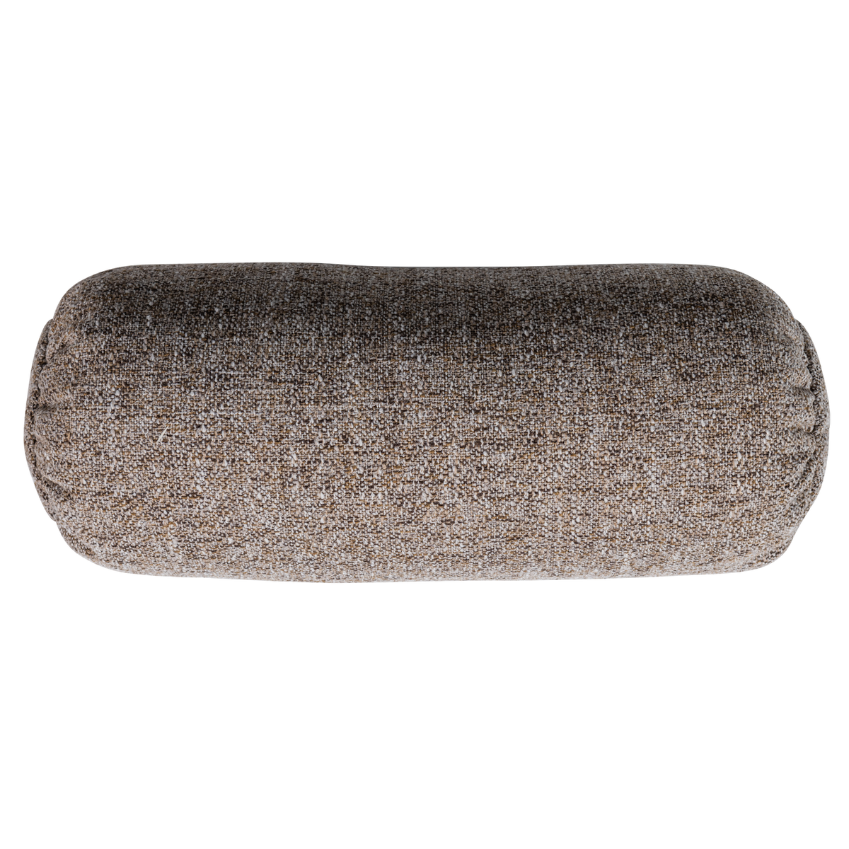 BAGGY ROLLENKISSEN 50xO23CM WEBSTOFF BRAUN MELANGE