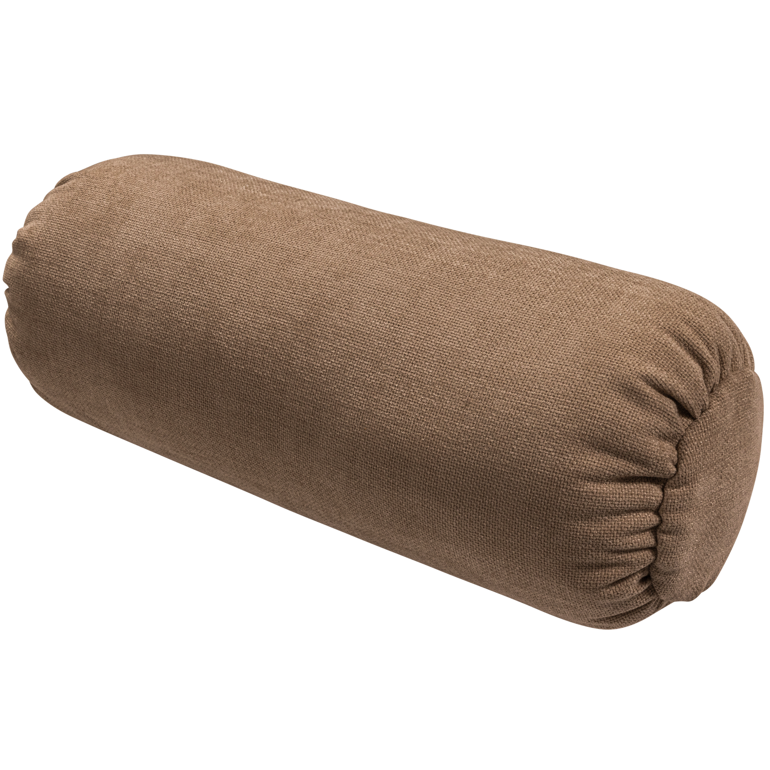 BAGGY ROLLENKISSEN 50xO23CM GEWEBTE CHENILLE BRAUN