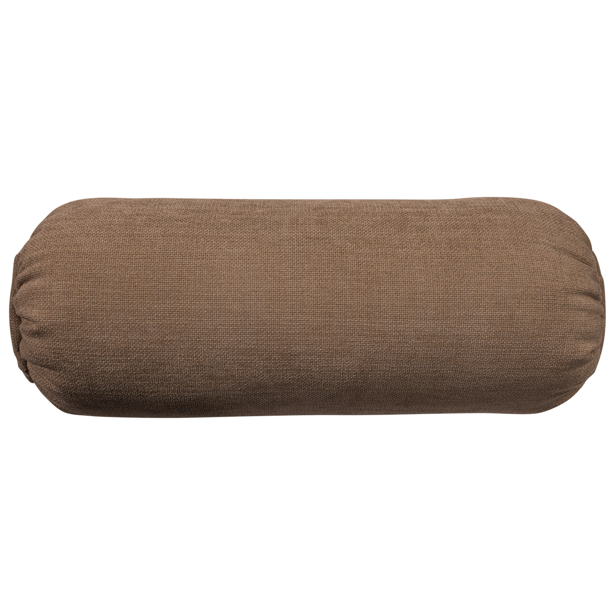 BAGGY ROLLENKISSEN 50xO23CM GEWEBTE CHENILLE BRAUN