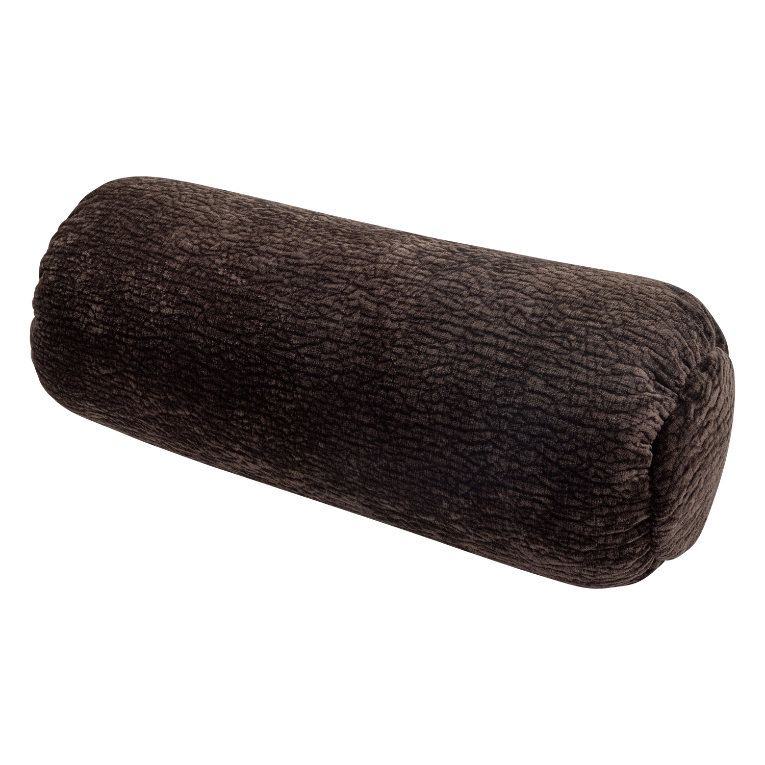 BAGGY ROLLENKISSEN 50xO23CM 3D CHENILLE DUNKELBRAUN