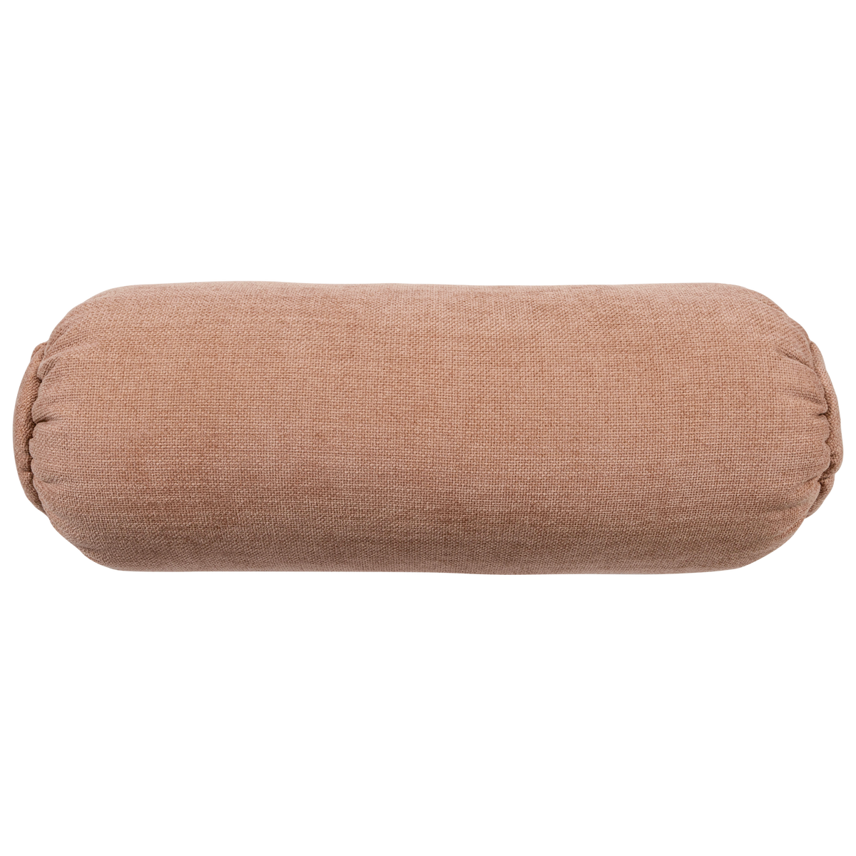 BAGGY ROLLENKISSEN 50xO23CM GEWEBTE CHENILLE ALTROSA