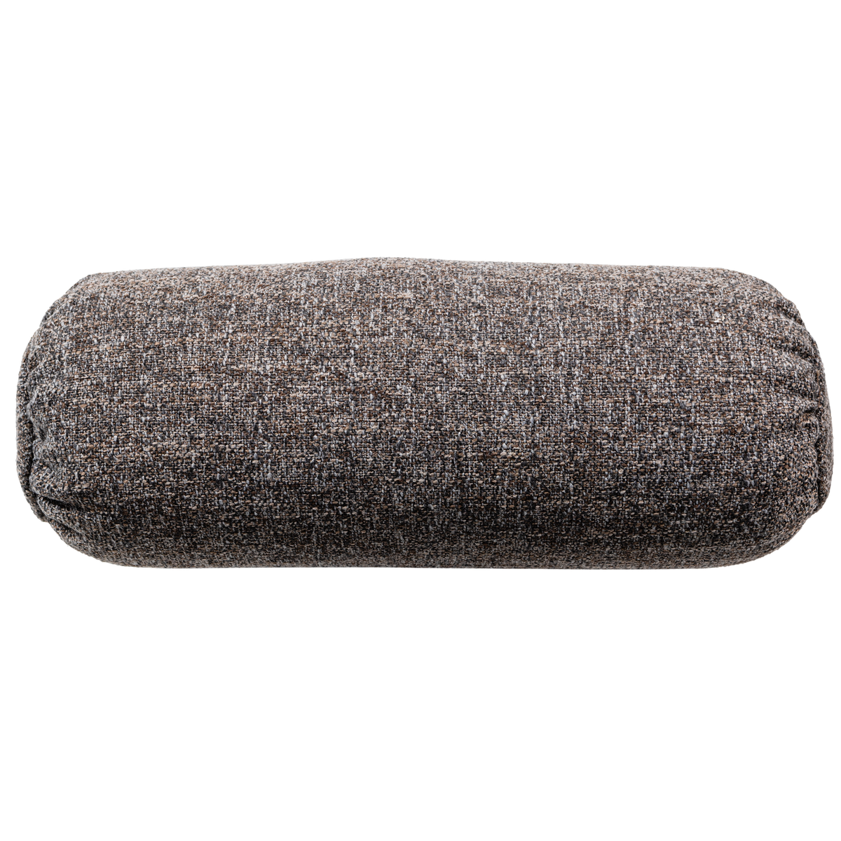 BAGGY ROLLENKISSEN 50xO23CM WEBSTOFF WARMES GRAU MELANGE
