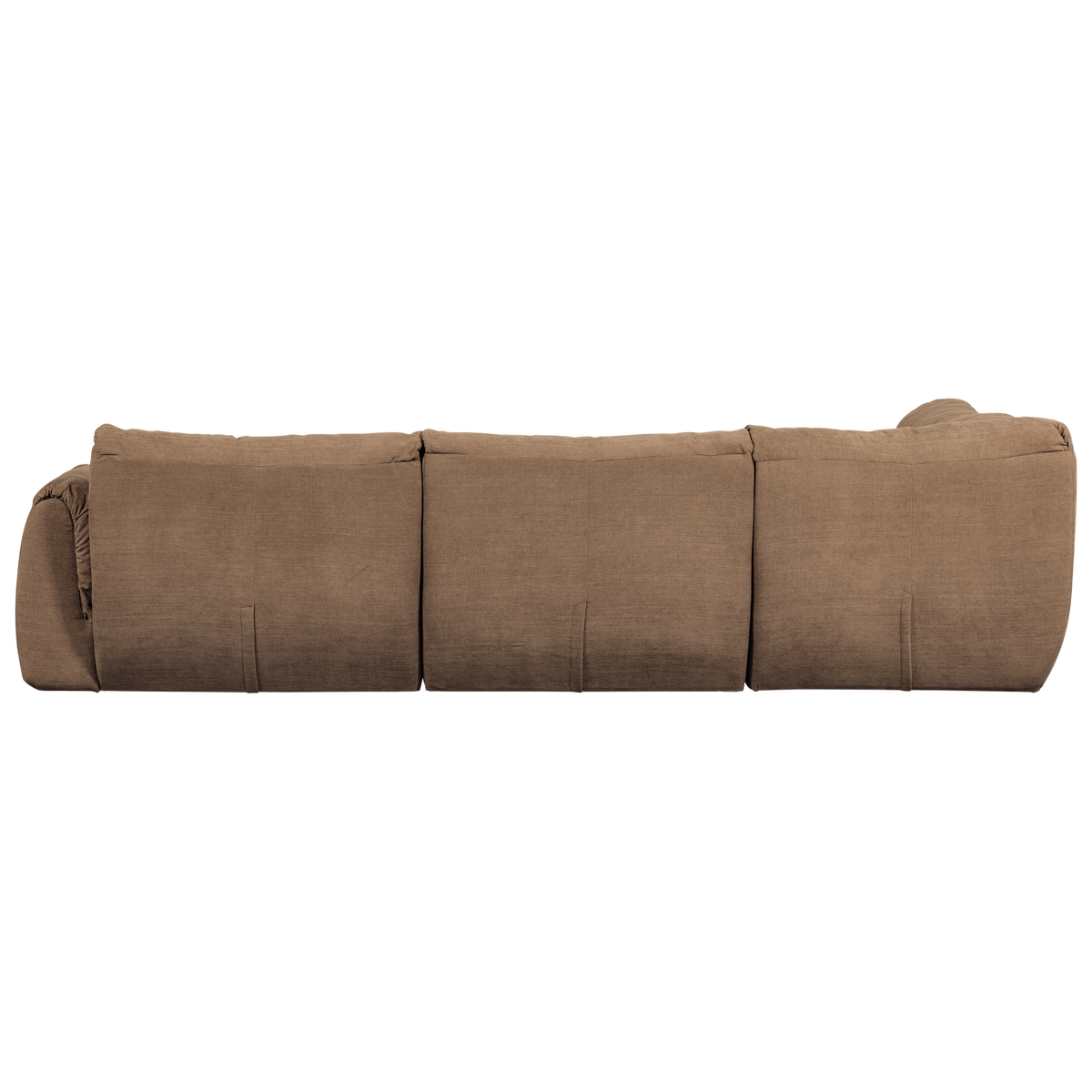BAGGY ECKBANK LINKS GEWEBTE CHENILLE BRAUN