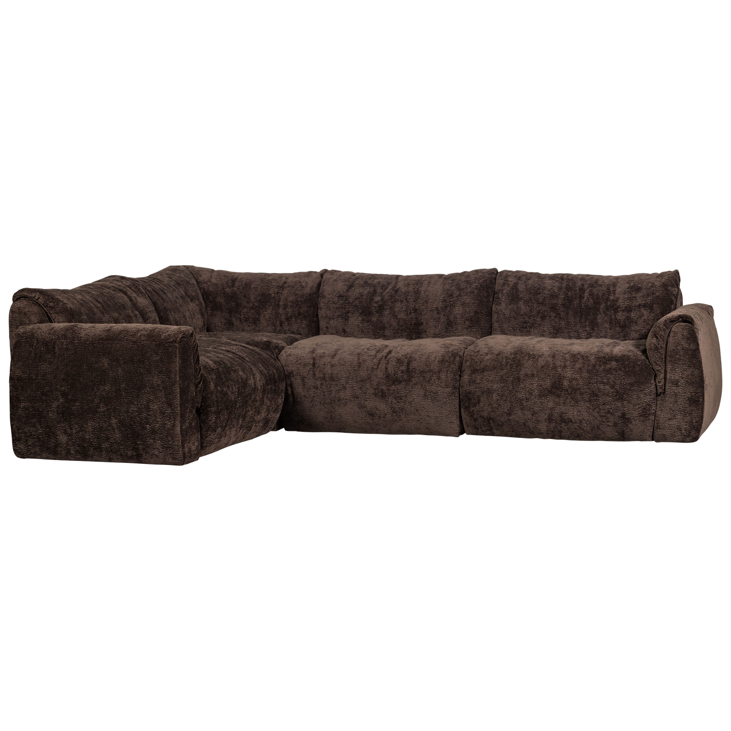 BAGGY ECKBANK LINKS 3D DUNKELBRAUN