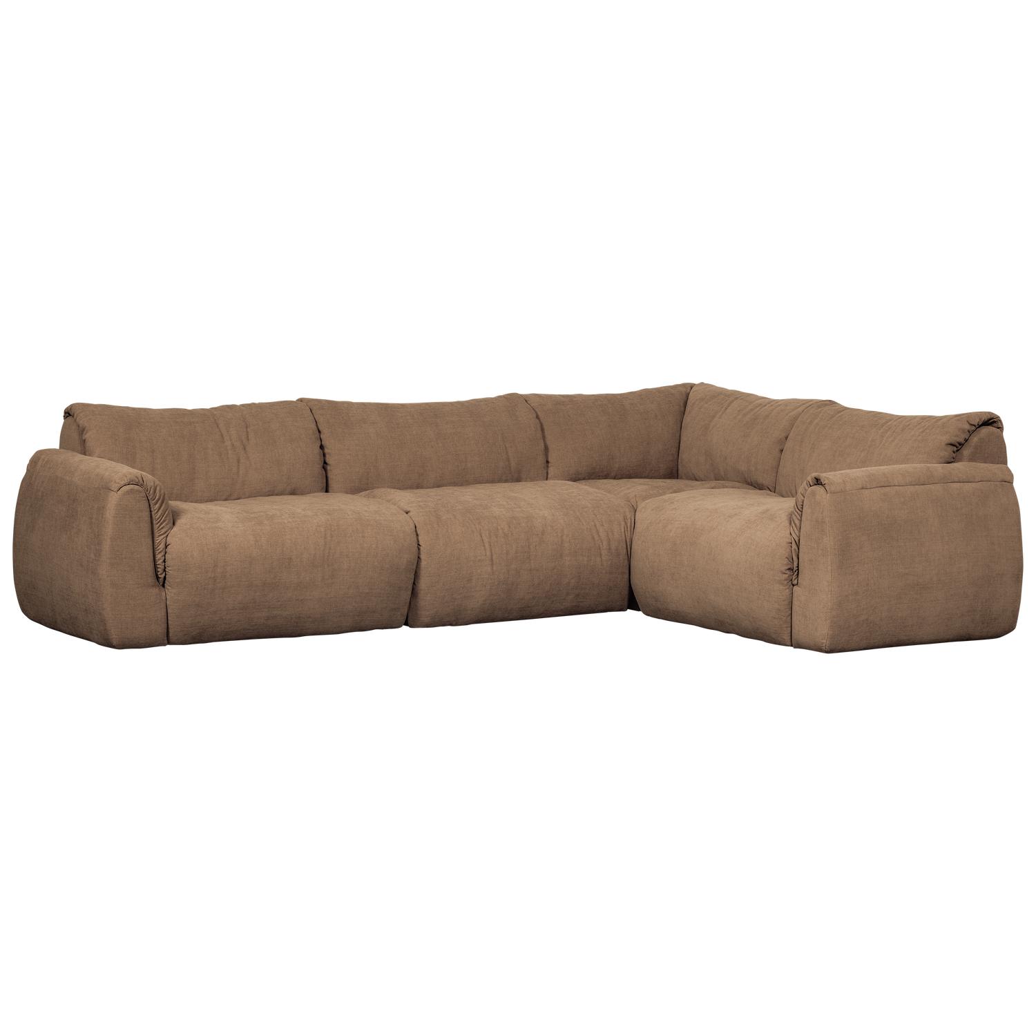 BAGGY ECKBANK RECHTS GEWEBTE CHENILLE BRAUN