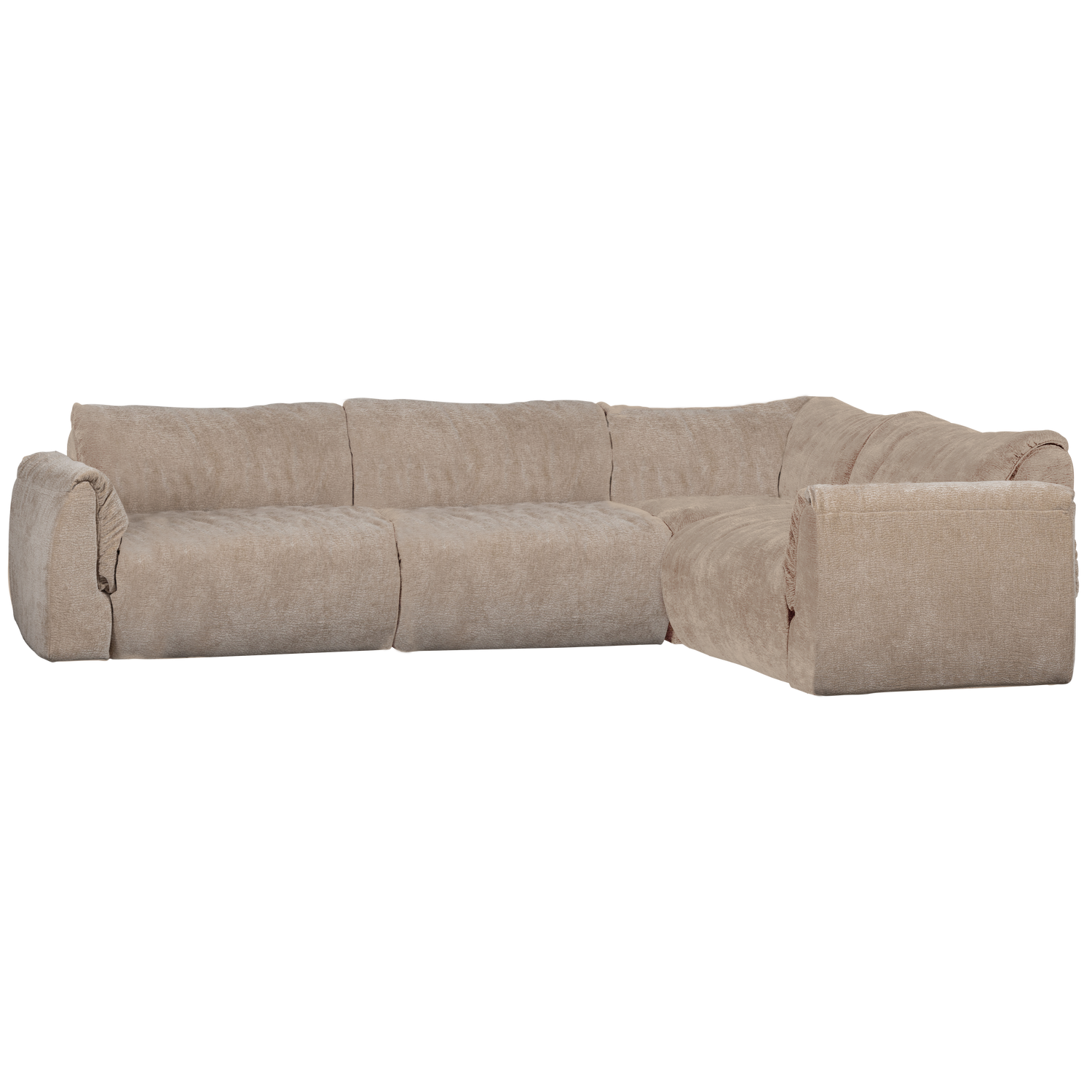 BAGGY ECKBANK RECHTS 3D CHENILLE SAND