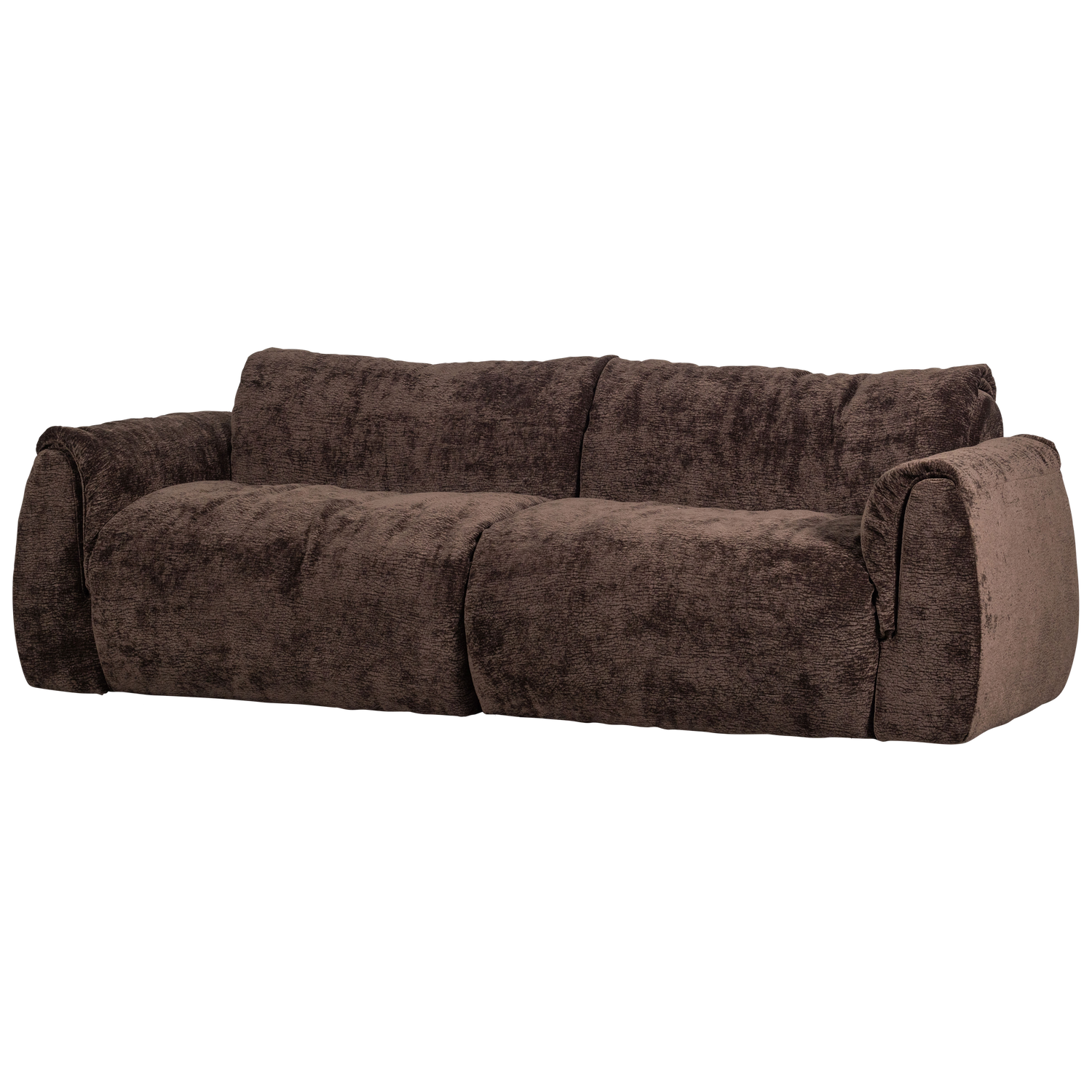 BAGGY 2-SITZER RECHTS 3D CHENILLE DUNKELBRAUN
