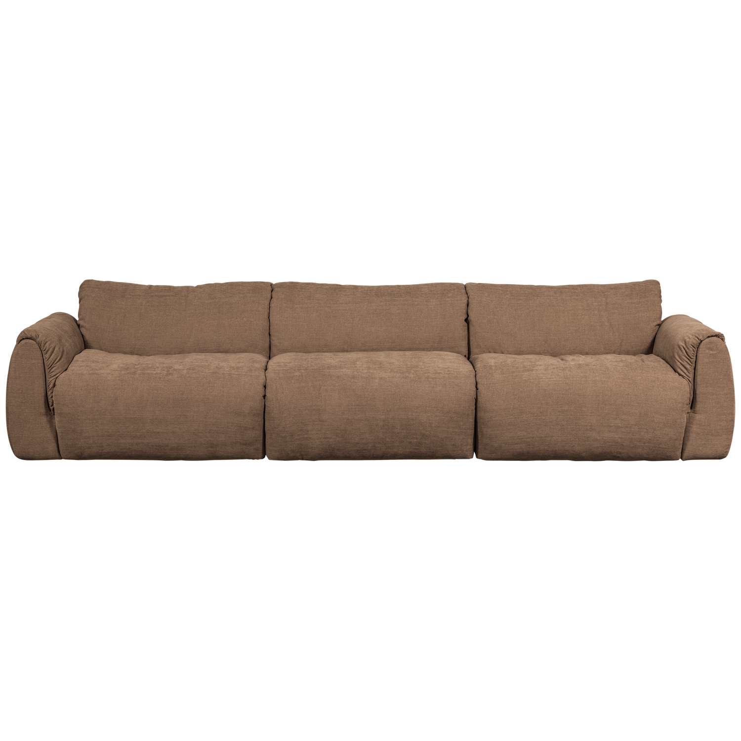 BAGGY 3-SITZER GEWEBTE CHENILLE BRAUN