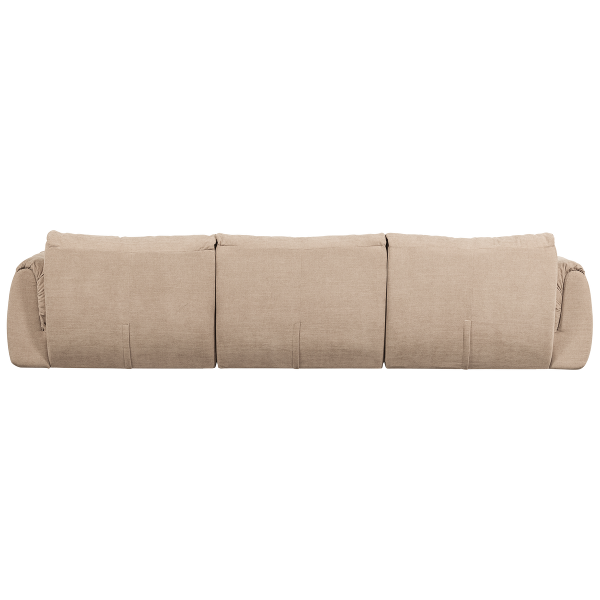 BAGGY 3-SITZER GEWEBTE CHENILLE SAND