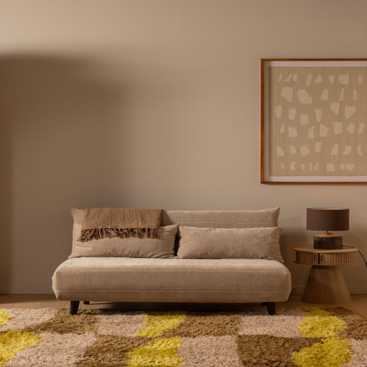 XEM 1-PERSONEN SCHLAFSOFA VELVET NATUR
