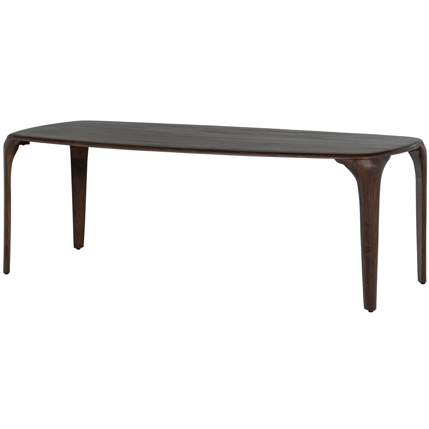 FIORE ESSTISCH MANGOHOLZ DUNKELBRAUN 230x95 CM