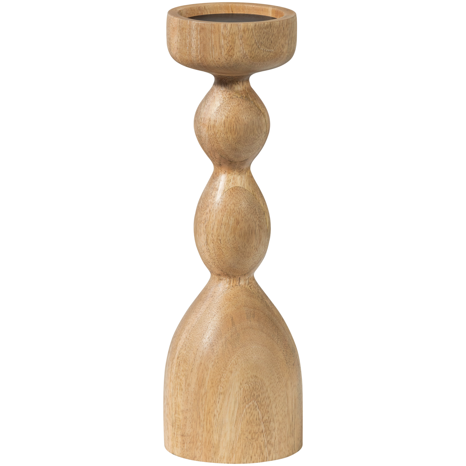 LISKE KERZENHALTER MANGO HOLZ NATUR