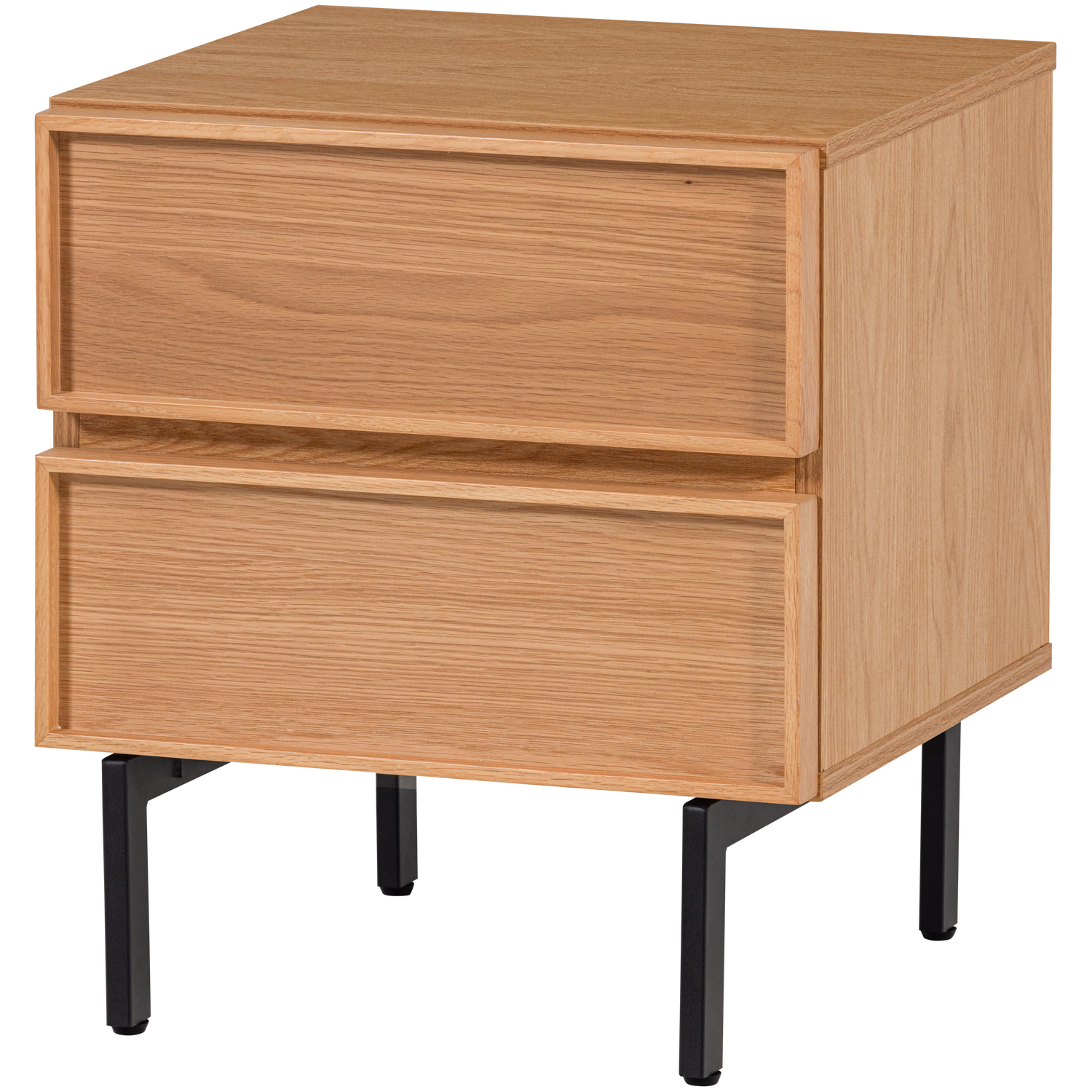 TOURS KOMMODE/ NACHTTISCH 2 SCHUBLADEN MELAMINE/MDF NATUR