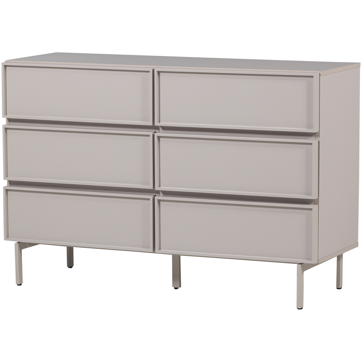 TOURS KOMMODE 6 SCHUBLADEN MELAMINE/MDF SAND