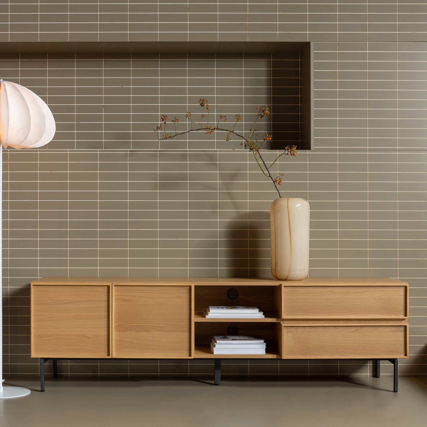 TOURS TV-MÖBEL 180 CM MELAMINE/MDF NATUR
