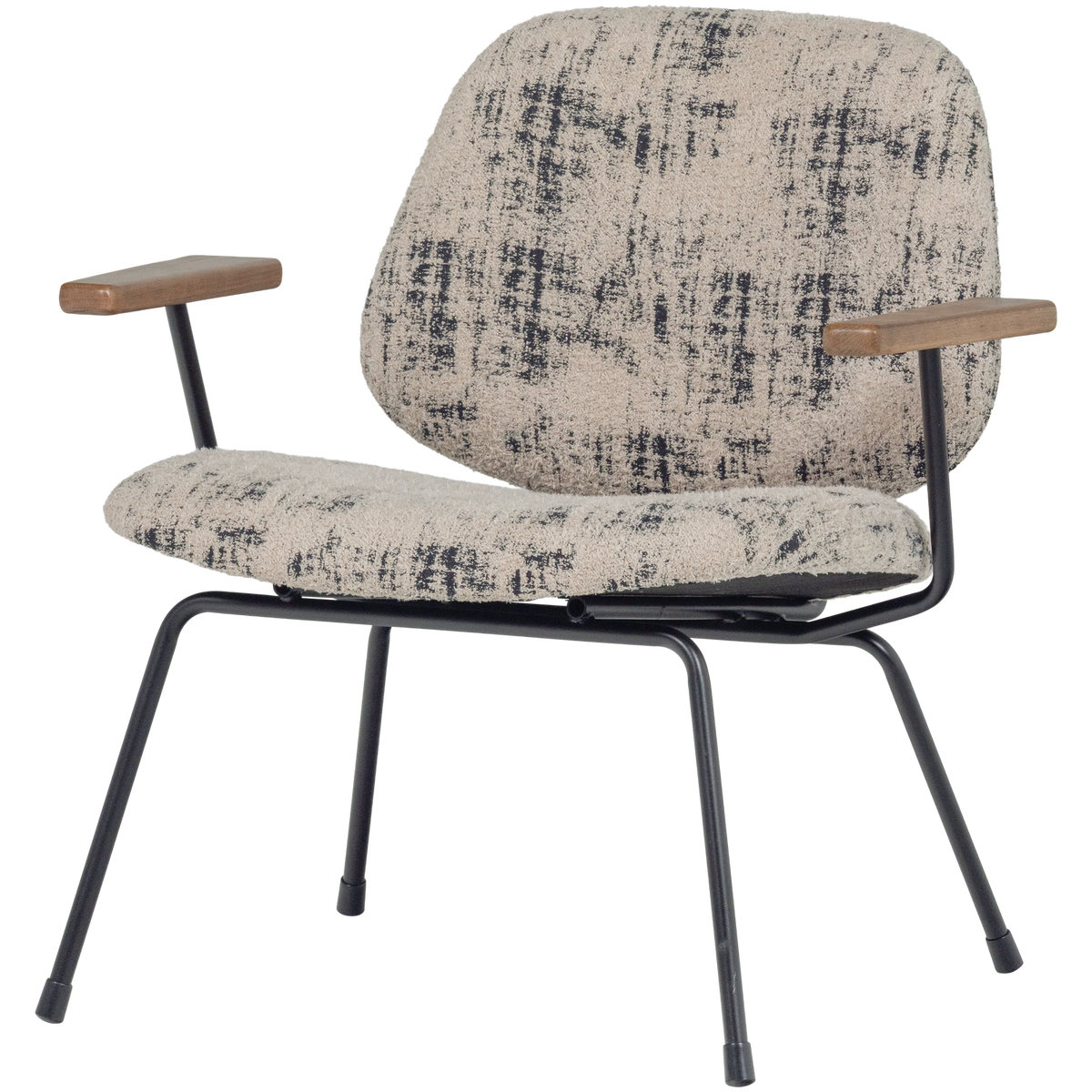 AURE SESSEL CHENILLE BEIGE/SCHWARZ