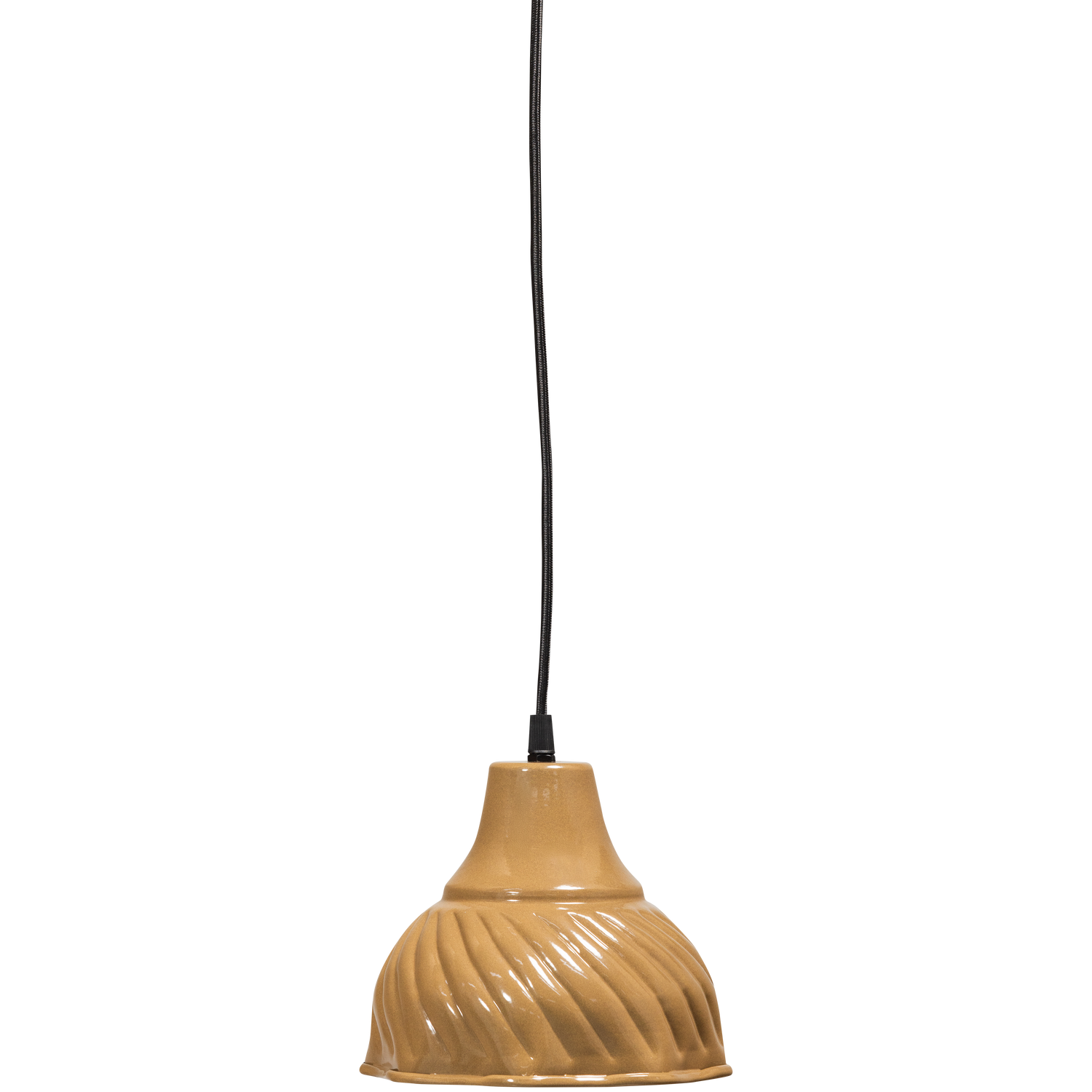 ARLESO HÄNGENDE LAMPE METALL HONIGGELB