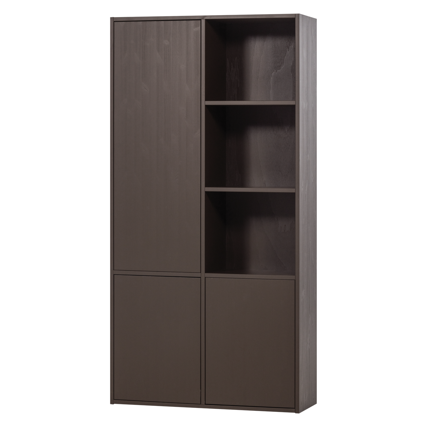 MEGGY ABLAGESCHRANK LINKS 108 CM KIEFER MITTELBRAUN [fsc]