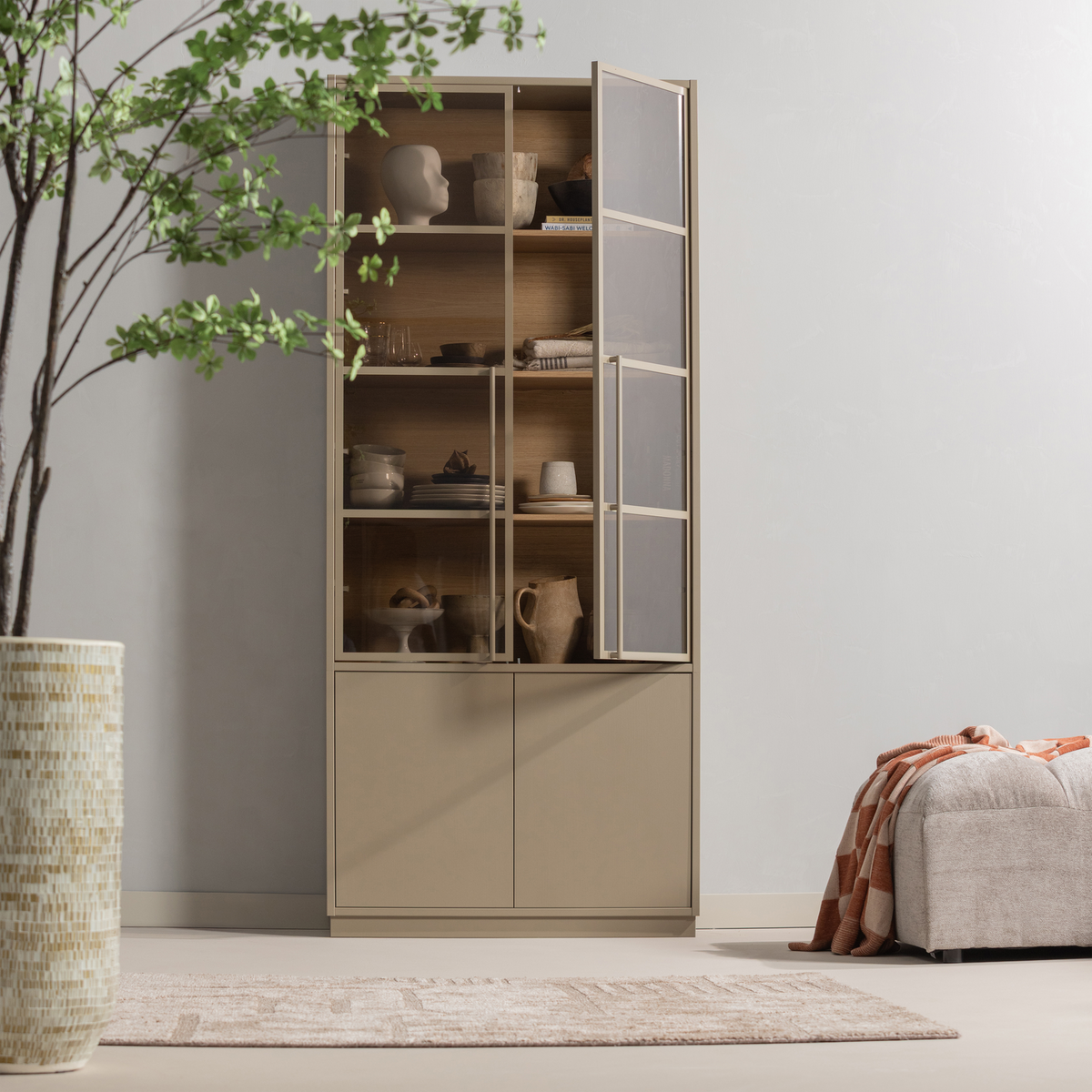 CASA BUFFETSCHRANK KIEFER MUD [fsc]