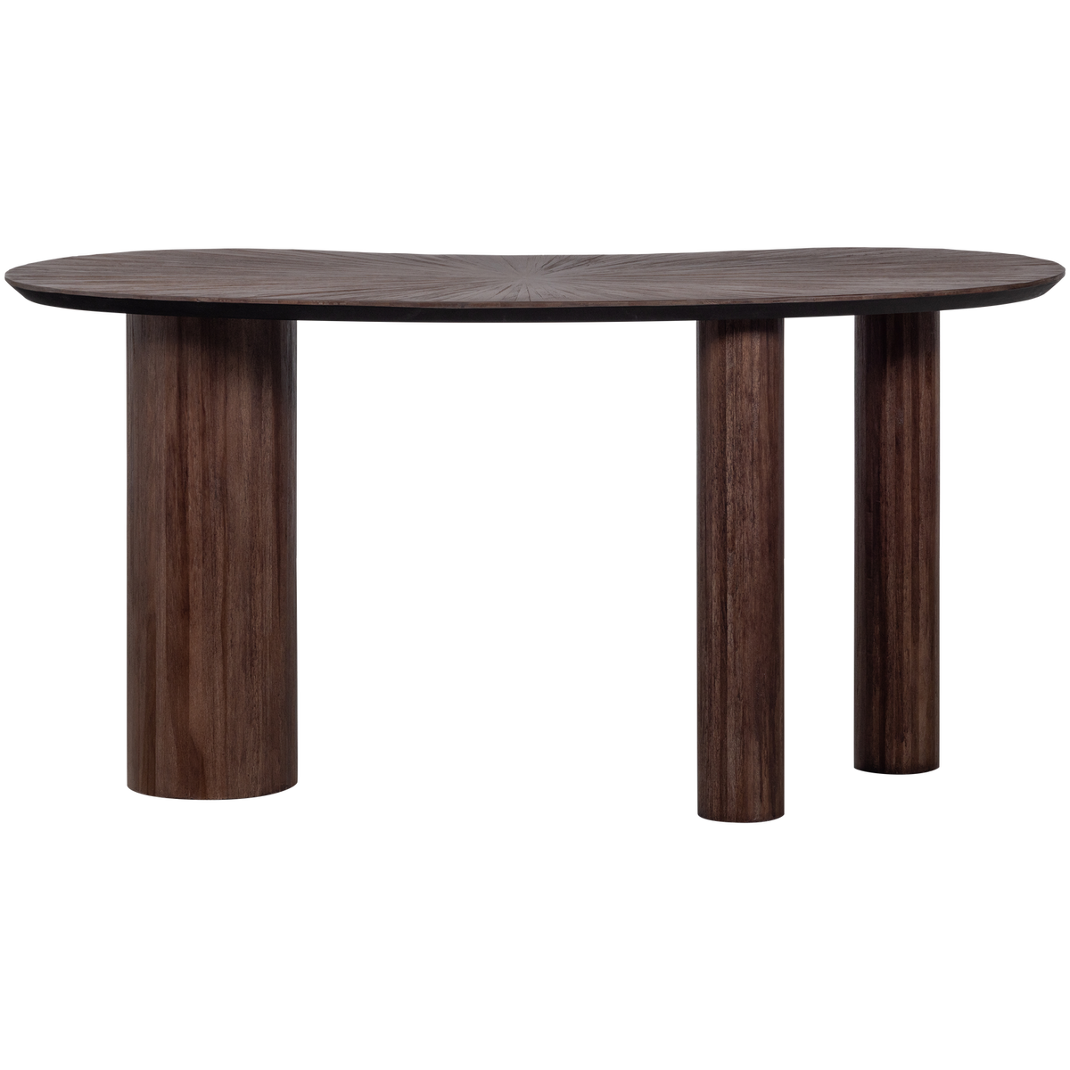 SUN ORGANIC BEISTELLTISCH/SCHREIBTISCH TEAK BRAUN