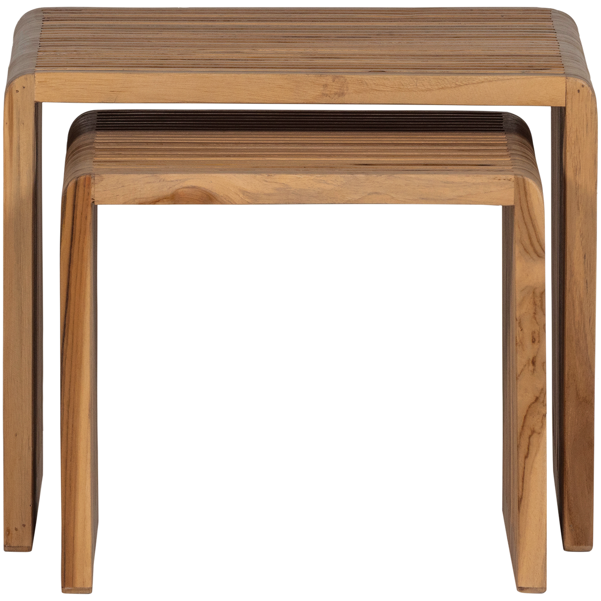 JASMIJN BEISTELLTISCH TEAK NATUR - 2ER SET