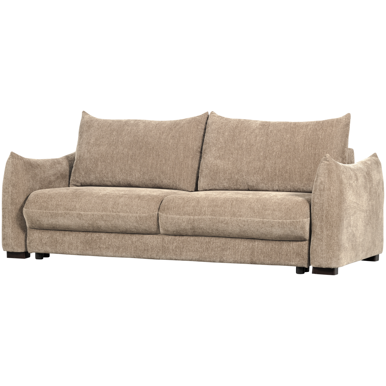 JONNE 3-SITZER SCHLAFSOFA CHENILLE NATUR
