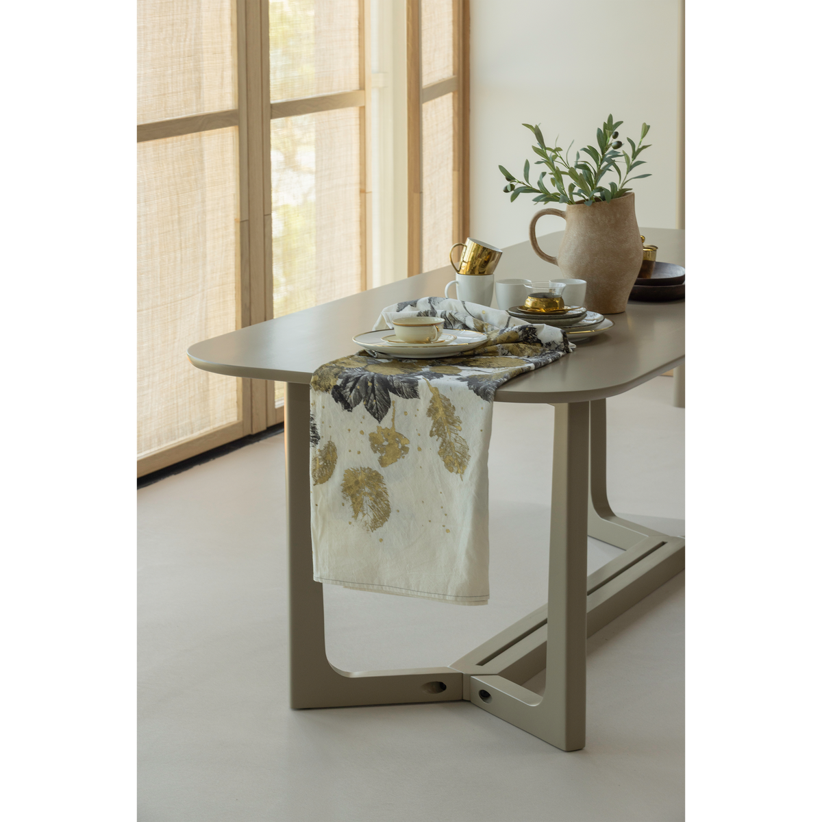 FERION ESSTISCH MANGOHOLZ MUD 240X90 CM