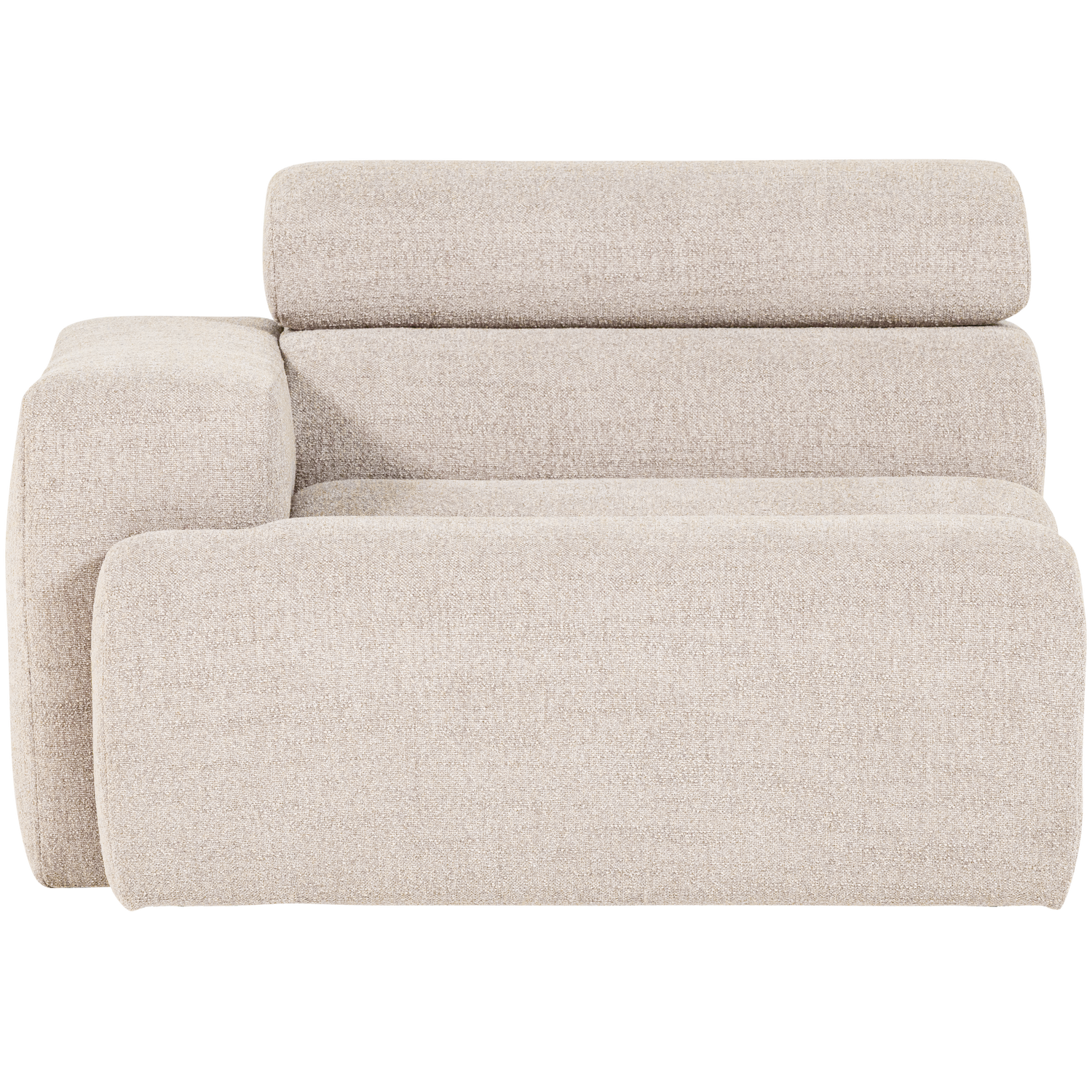 NOVI 1-SITZER ELEMENT ARM LINKS BOUCLE NATUR