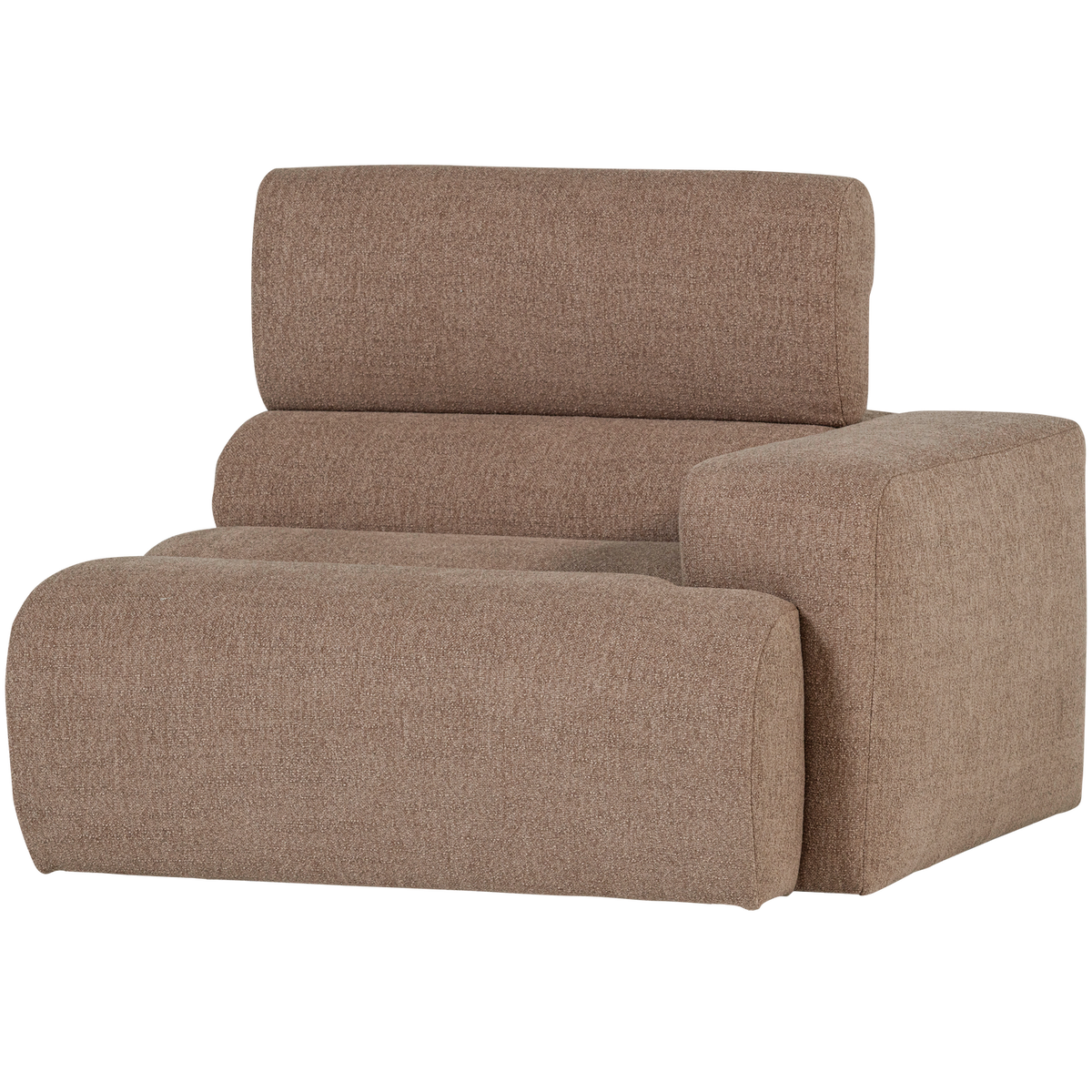 NOVI 1-SITZER ELEMENT ARM RECHTS BOUCLE TAUPE