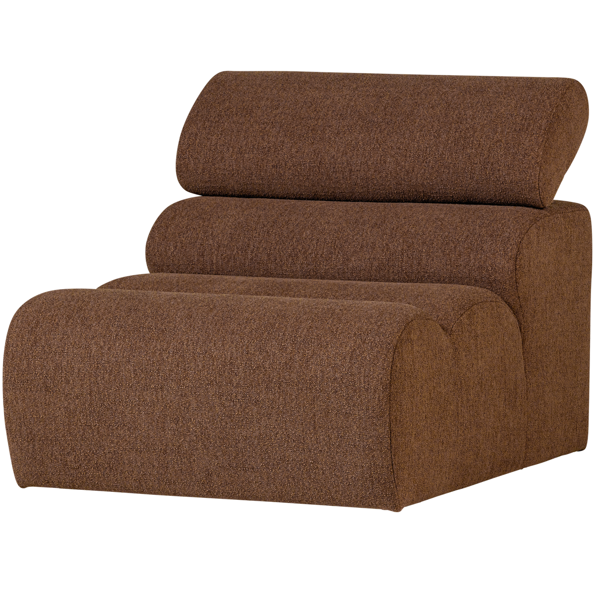 NOVI 1-SITZER ELEMENT BOUCLE MOKKABRAUN