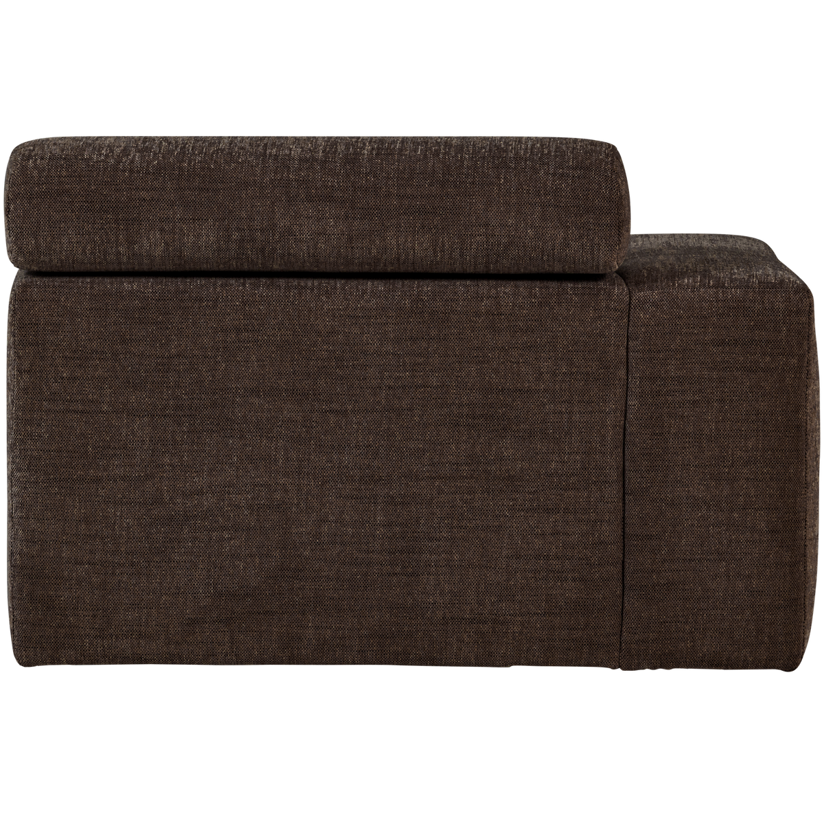NOVI CHAISE LONGUE ELEMENT LINKS DUNKELBRAUN MELANGE