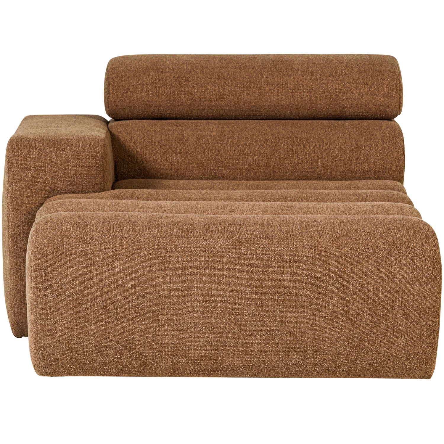 NOVI CHAISE LONGUE ELEMENT LINKS BOUCLE CARAMEL