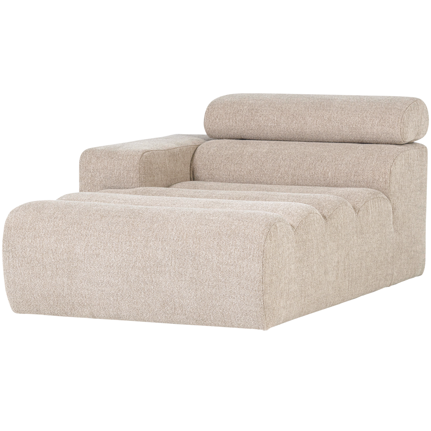 NOVI CHAISE LONGUE ELEMENT LINKS BOUCLE NATUR