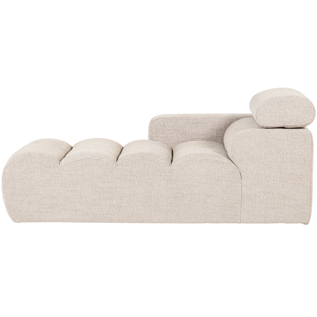 NOVI CHAISE LONGUE ELEMENT LINKS BOUCLE NATUR