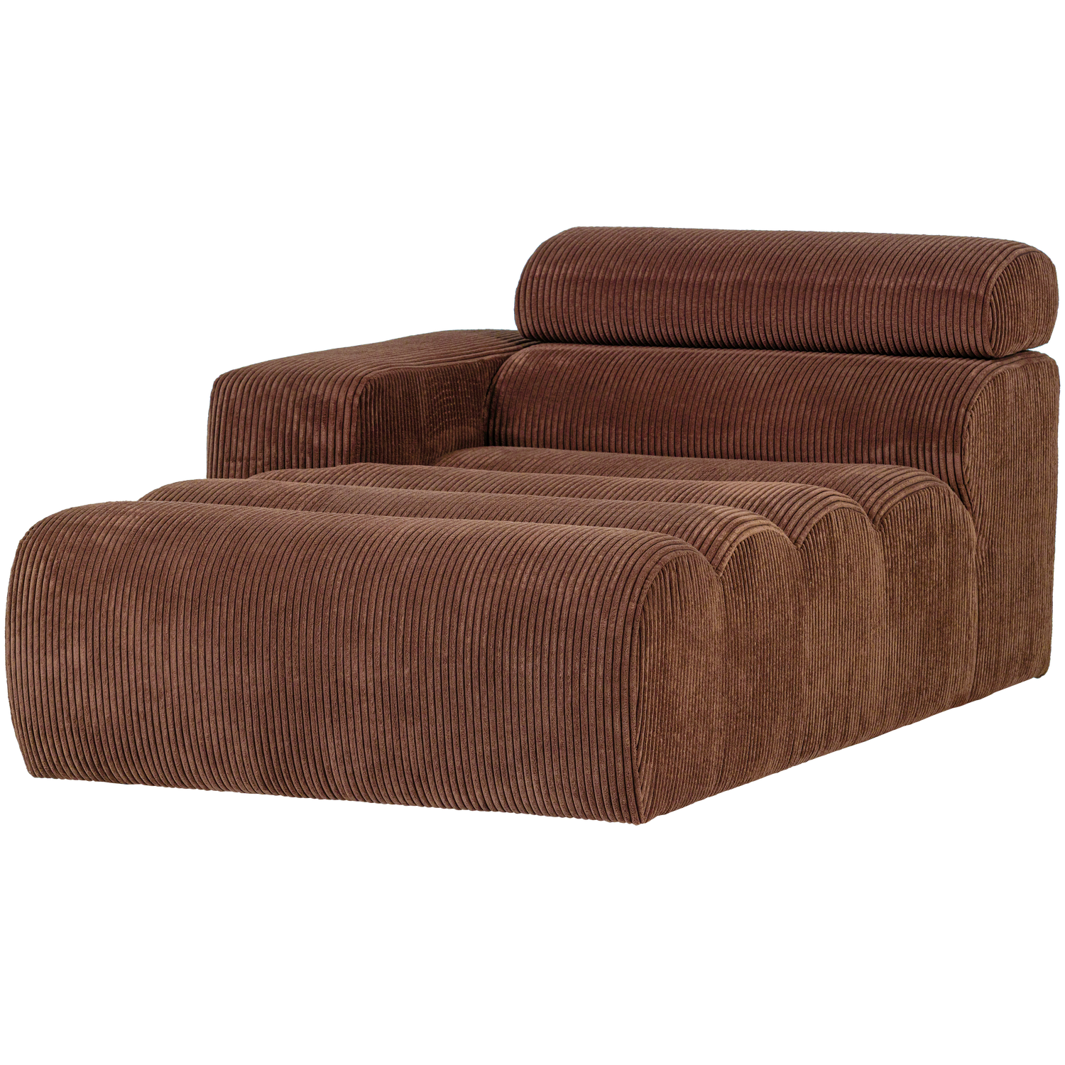 NOVI CHAISE LONGUE ELEMENT ARM LINKS GERIPPTER STOFF TERRA