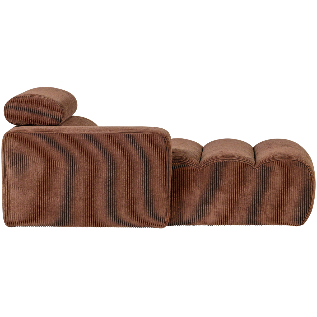 NOVI CHAISE LONGUE ELEMENT ARM LINKS GERIPPTER STOFF TERRA
