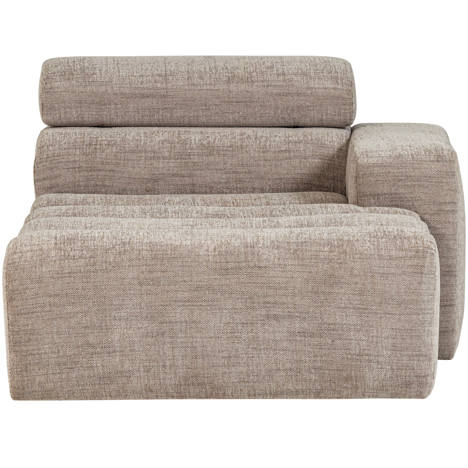 NOVI CHAISE LONGUE ELEMENT RECHTS NATUR MELANGE