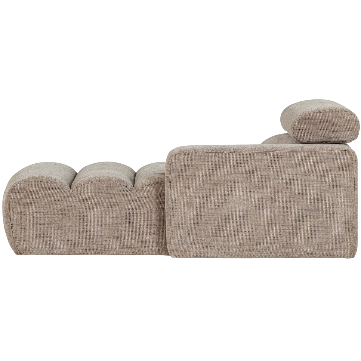 NOVI CHAISE LONGUE ELEMENT RECHTS NATUR MELANGE
