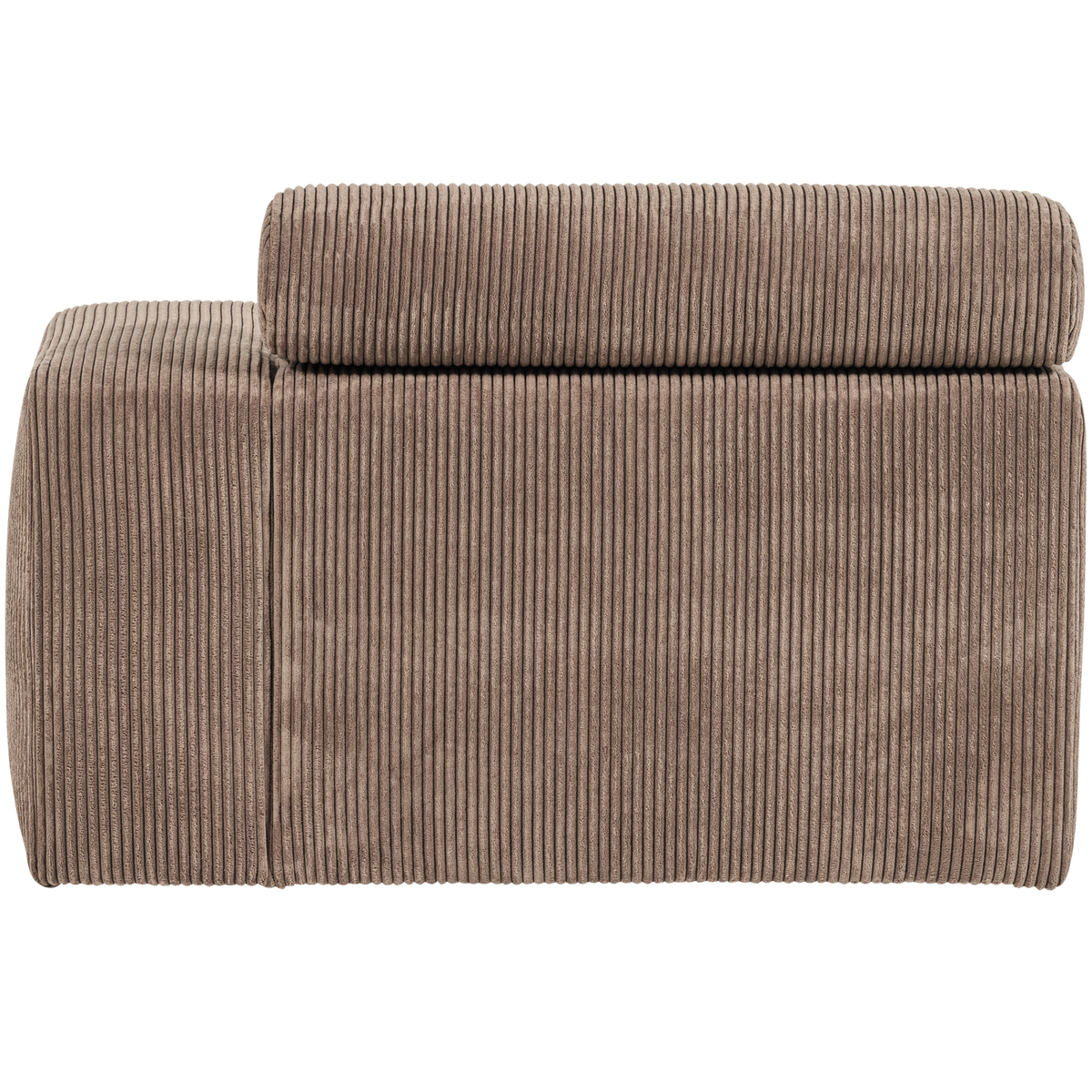 NOVI CHAISE LONGUE ELEMENT ARM RECHTS GERIPPTER TAUPE