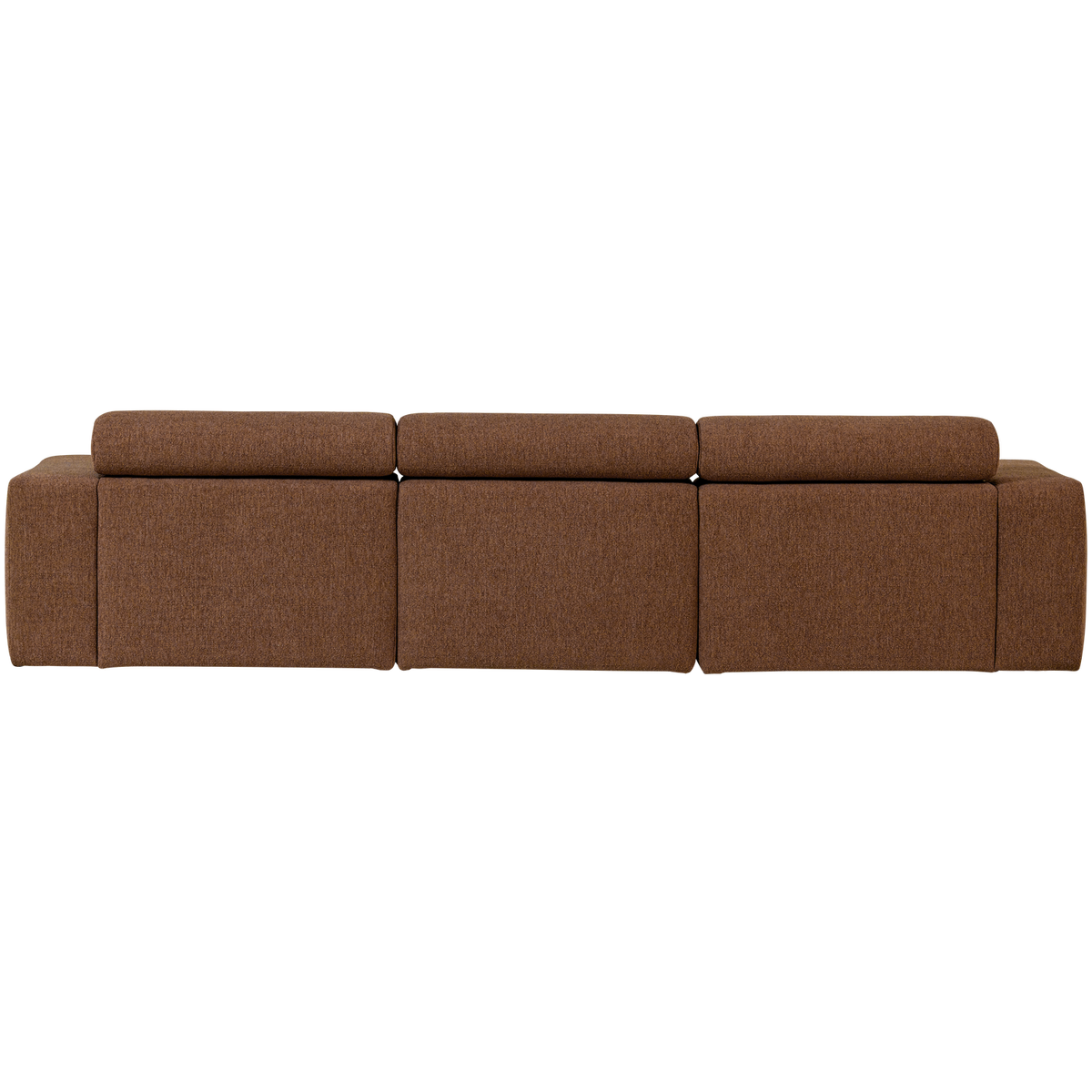 NOVI CHAISE LONGUE SOFA LINKS BOUCLE MOKKABRAUN