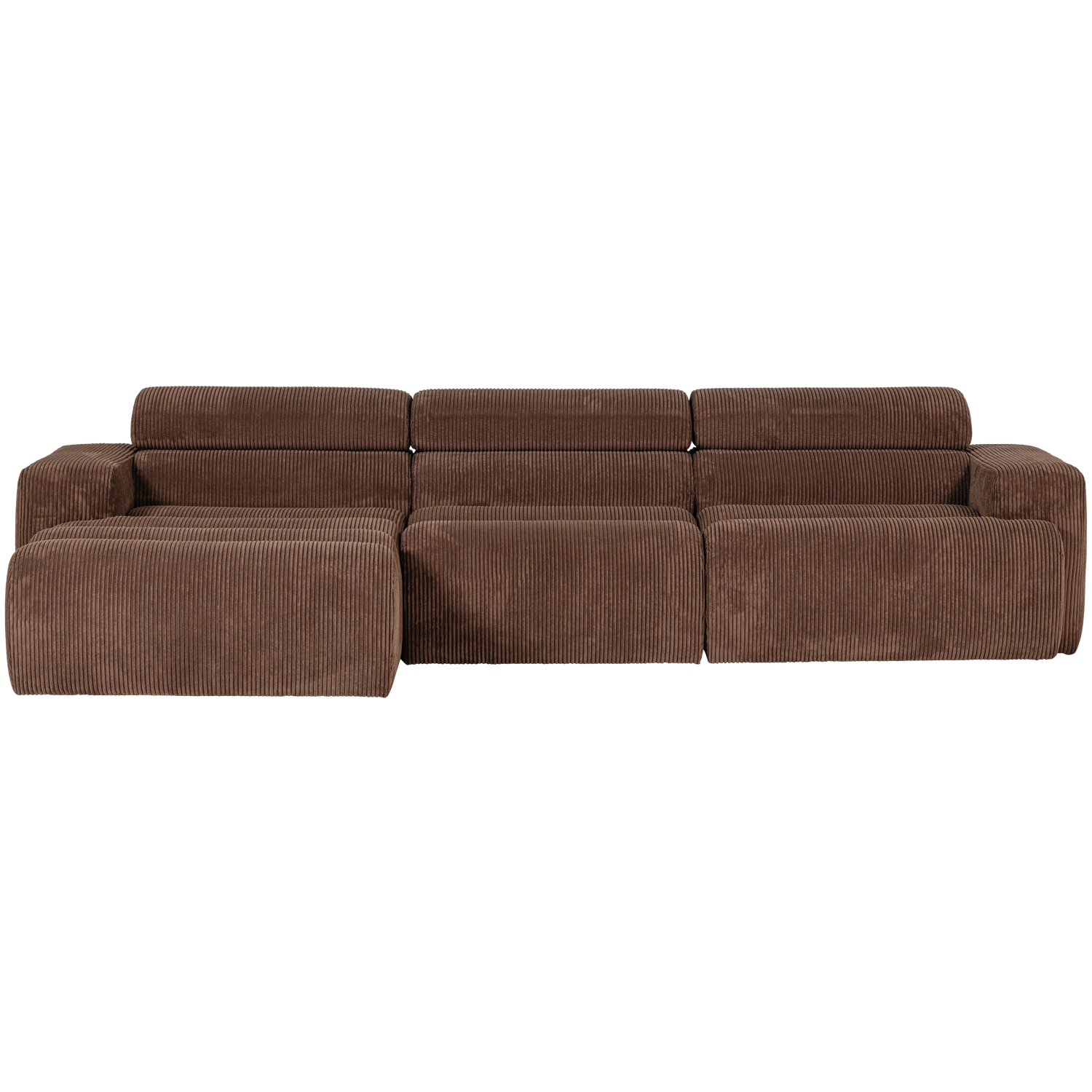 NOVI CHAISE LONGUE SOFA LINKS GERIPPTER MOKKABRAUN