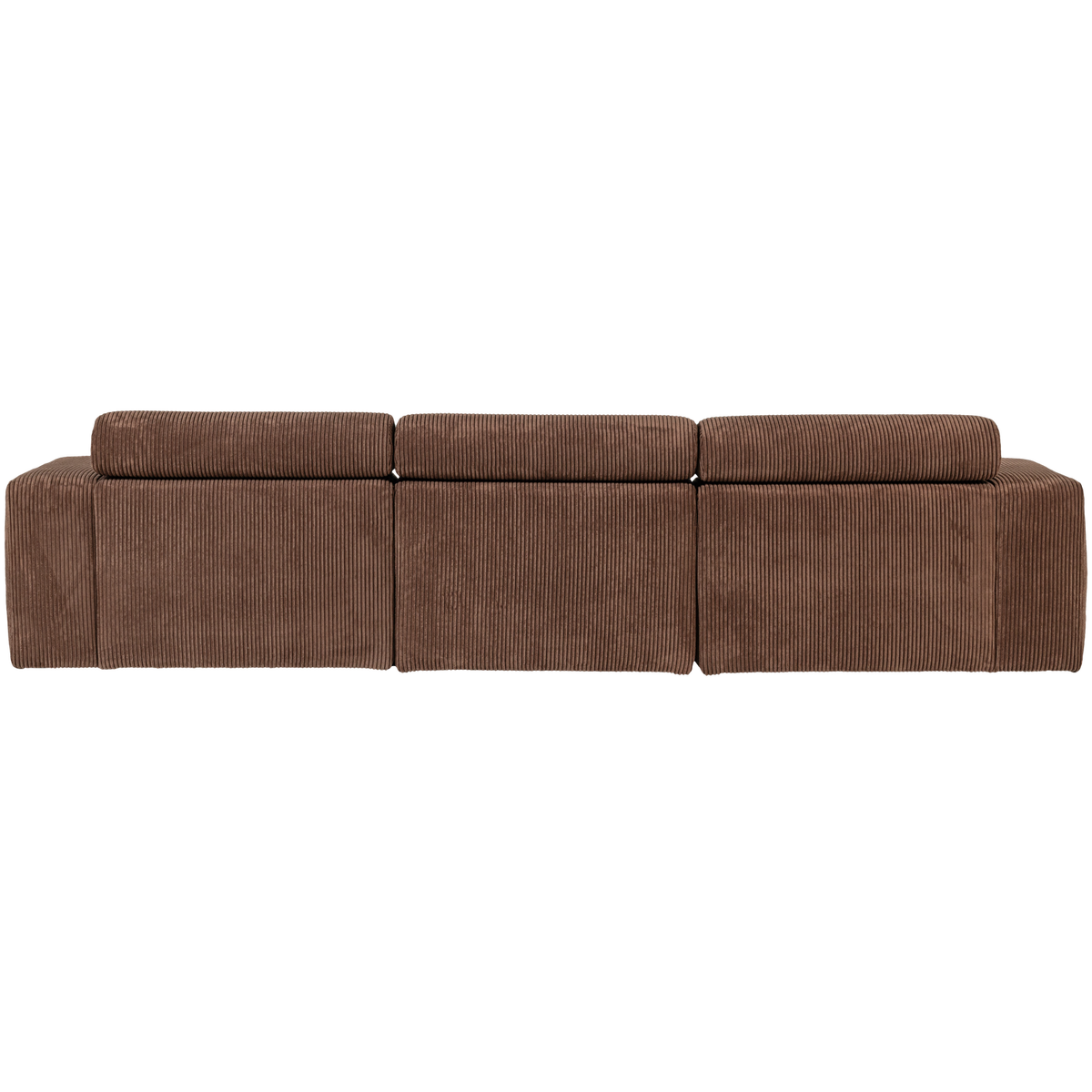 NOVI CHAISE LONGUE SOFA LINKS GERIPPTER MOKKABRAUN