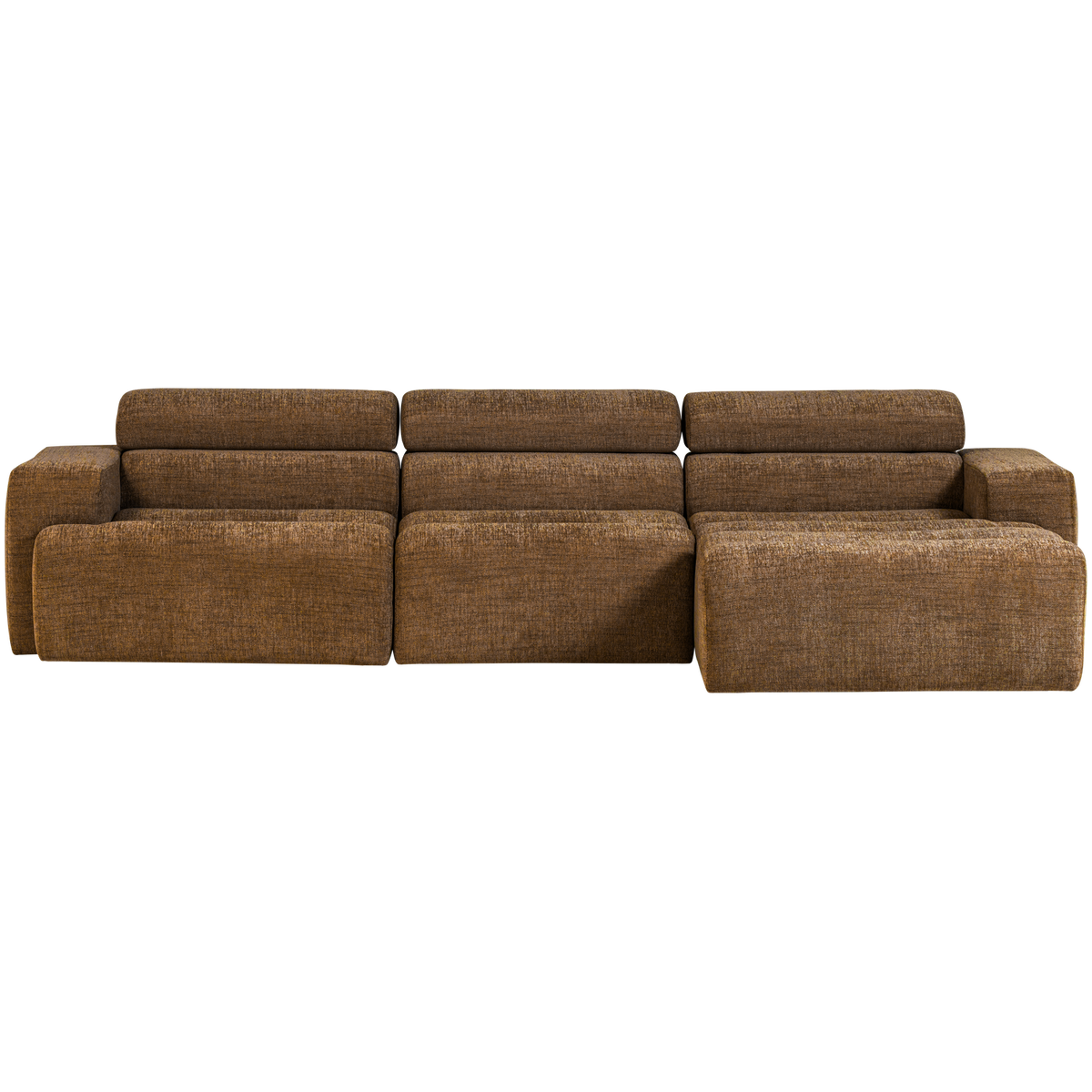 NOVI CHAISE LONGUE SOFA RECHTS CARAMEL MELANGE